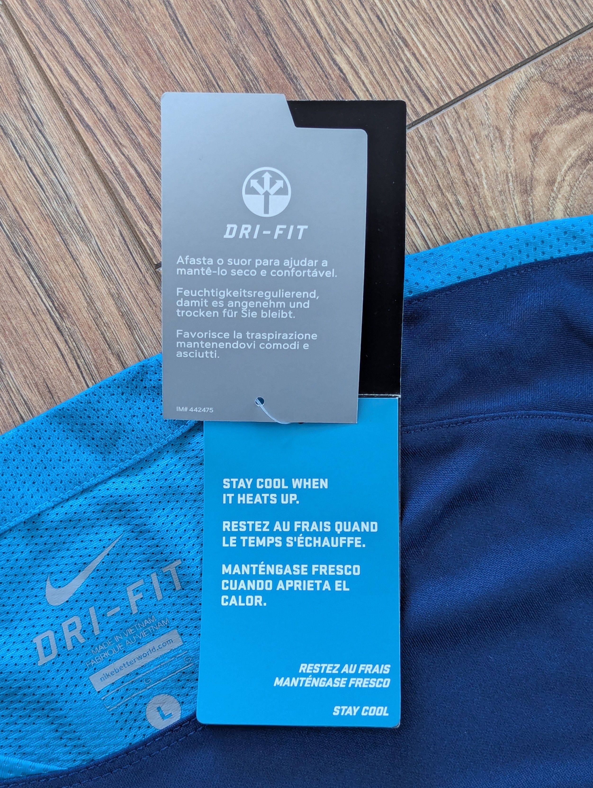 Nike FC Aarau Jersey Nike Training T-Shirt GPX II Lagoon Samsung Size US L / EU 52-54 / 3 - 10 Thumbnail