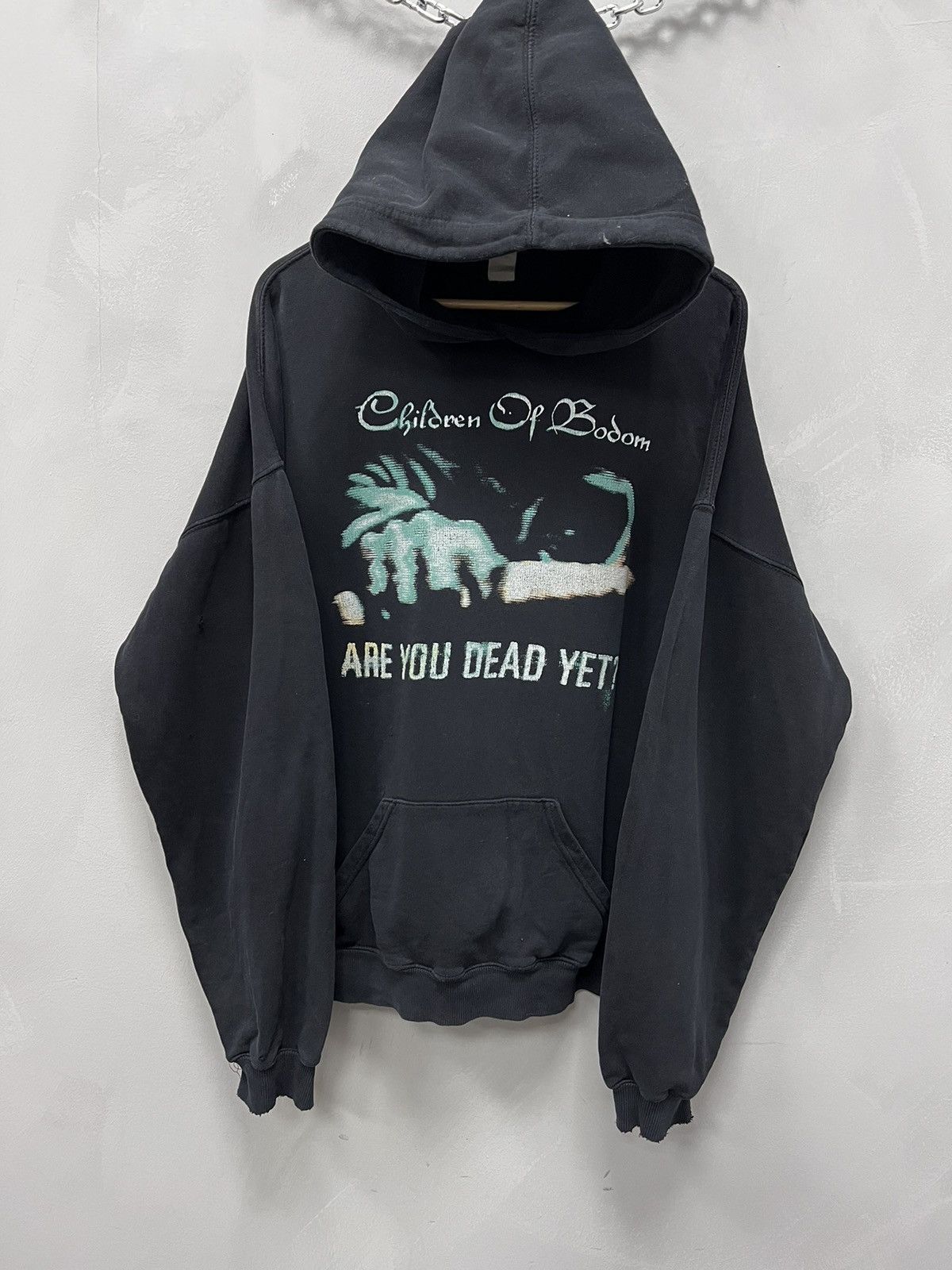 Band Tees × Vintage Vintage 90s Children Of Bodom Hoodie Size US XL / EU 56 / 4 - 1 Thumbnail