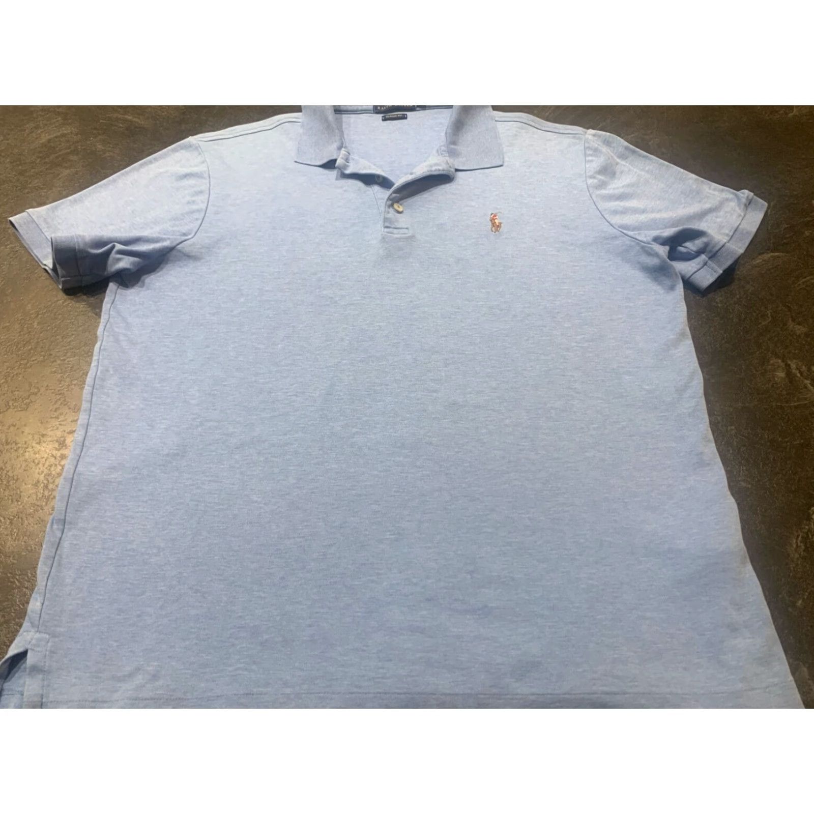 Ralph Lauren VINTAGE Ralph Lauren Polo Shirt Mens M Blue Golf Regular Fit Short Sleeve Cotton Casual Mens Size US M / EU 48-50 / 2 - 5 Thumbnail