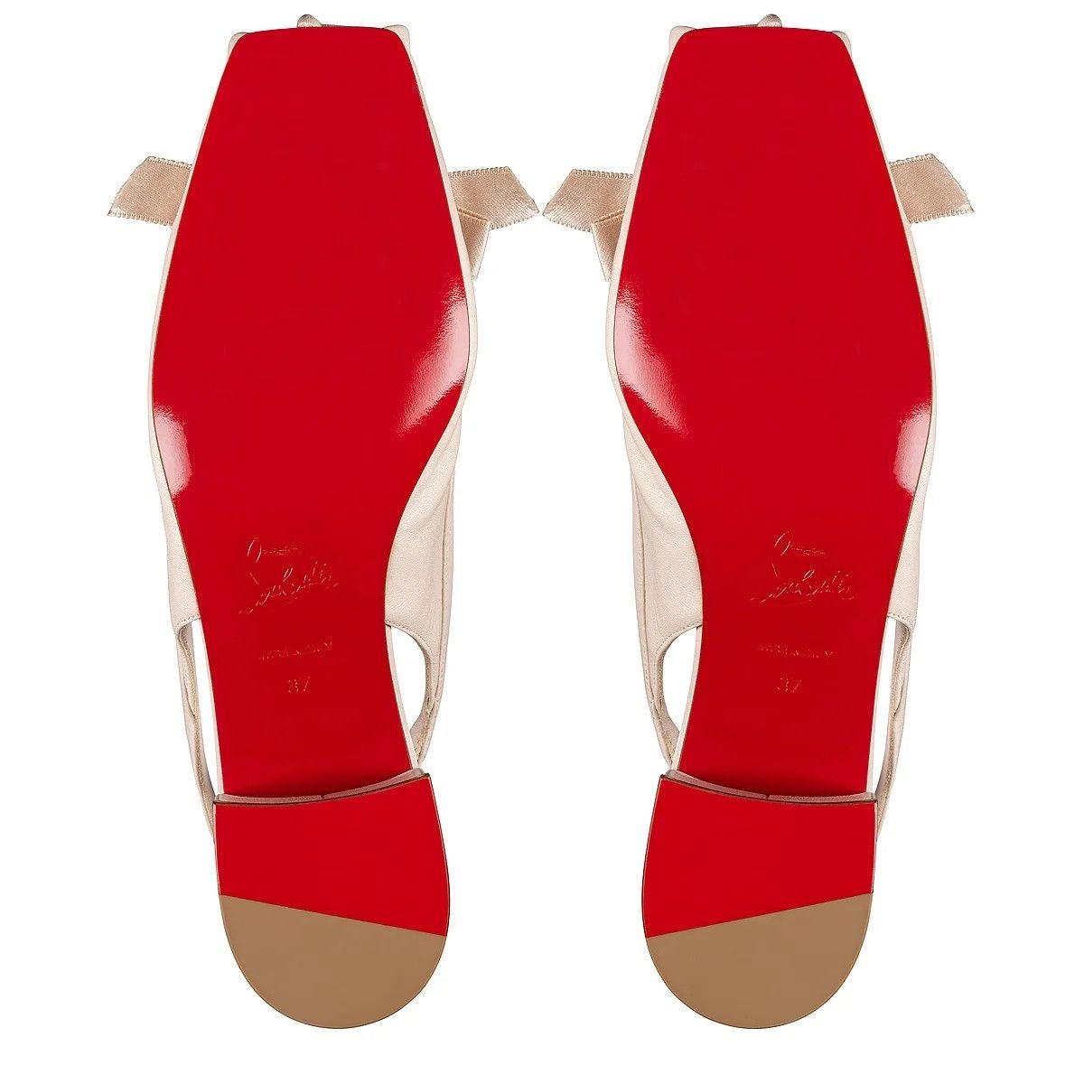 Christian Louboutin os11x0126 Mamaflirt Slingback in Beige Size US 7 / IT 37 - 6 Thumbnail