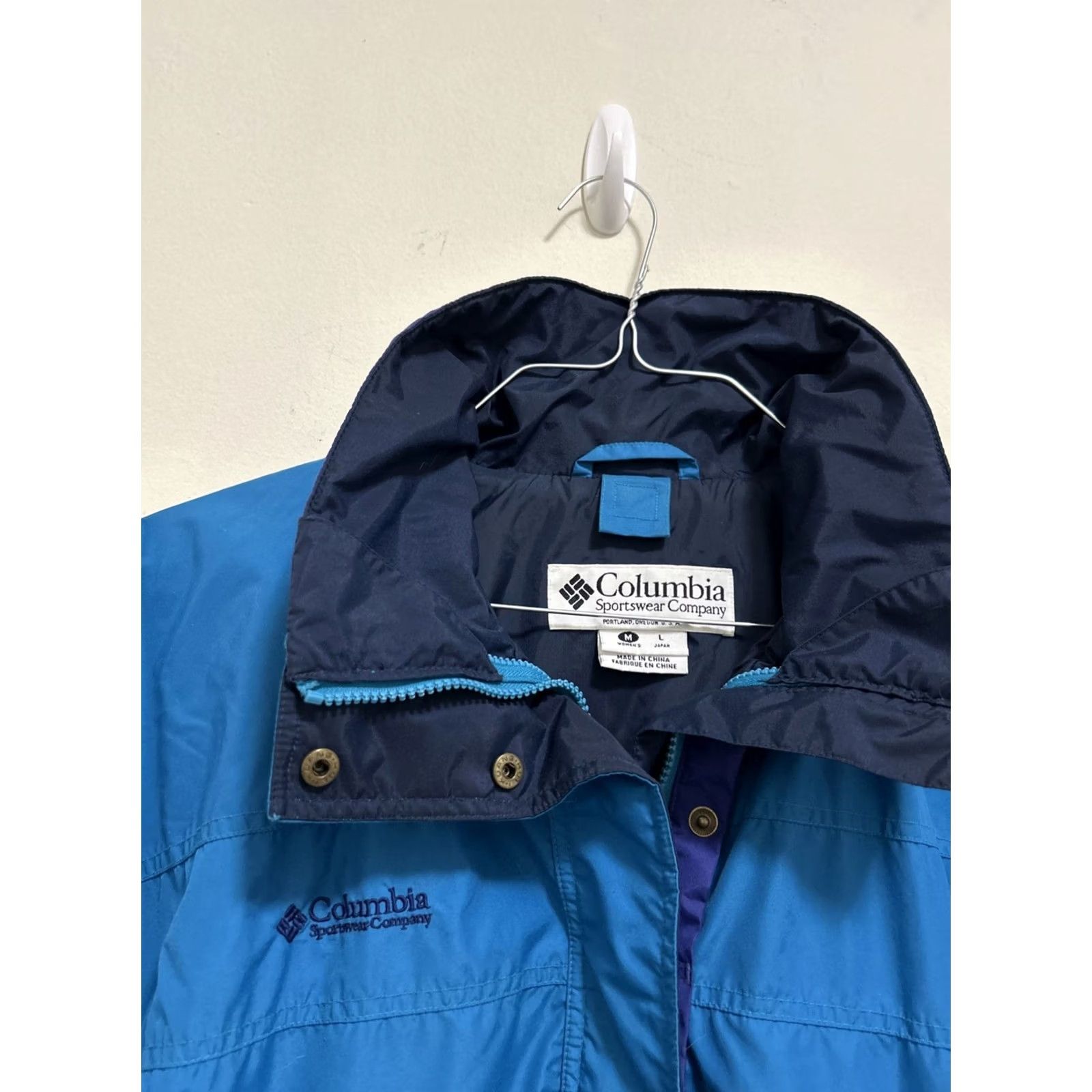 Altea Columbia Bugaboo Jacket Womens Medium Teal Purple Full Zip Snowboard Ski YKK Size M / US 6-8 / IT 42-44 - 4 Thumbnail