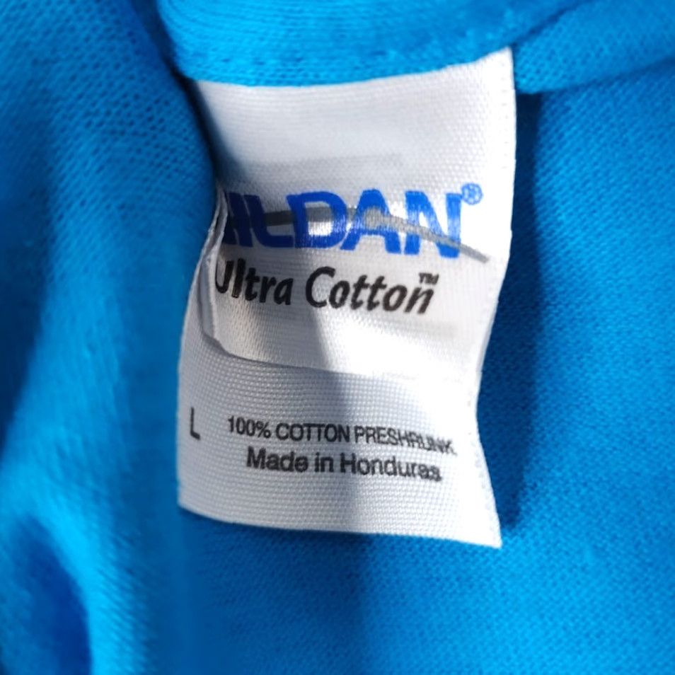 Gildan Glacier National Park T Shirt Mens Size Large Blue Mountain Goats Travel Destination Tee Size US L / EU 52-54 / 3 - 6 Thumbnail