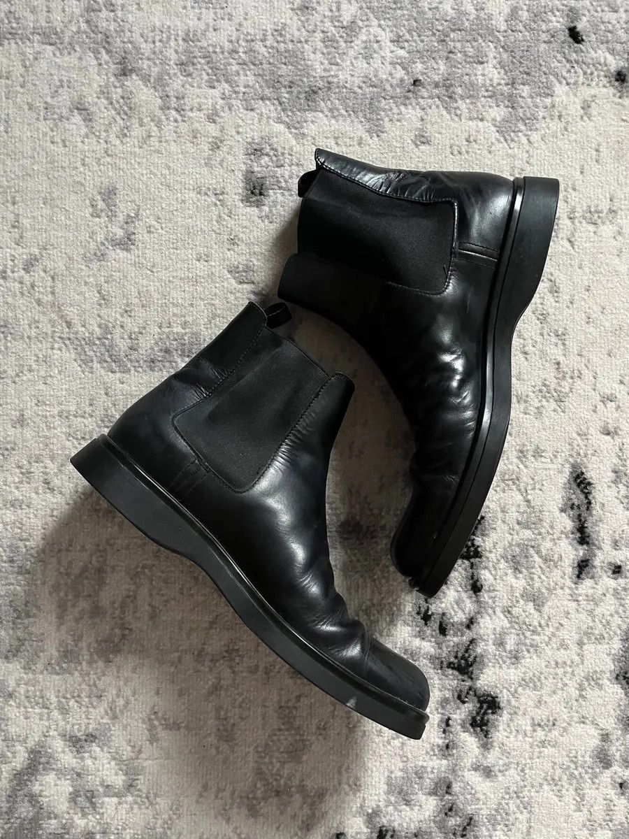 Designer × Prada × Vintage AW2005 Prada Optimum Leather Boots Size US 10.5 / EU 43-44 - 3 Thumbnail