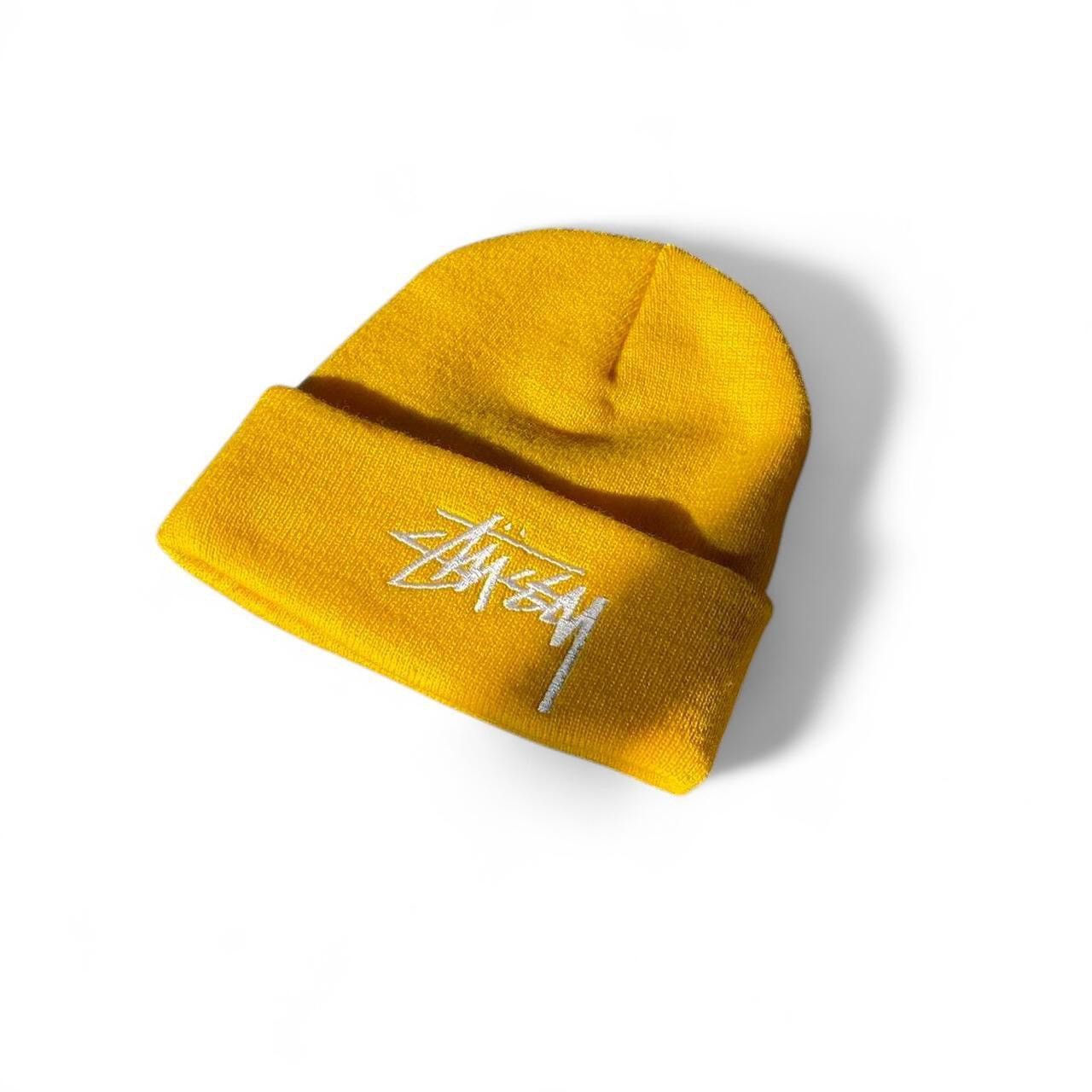 Stussy Yellow stussy beanie Size ONE SIZE - 2 Thumbnail