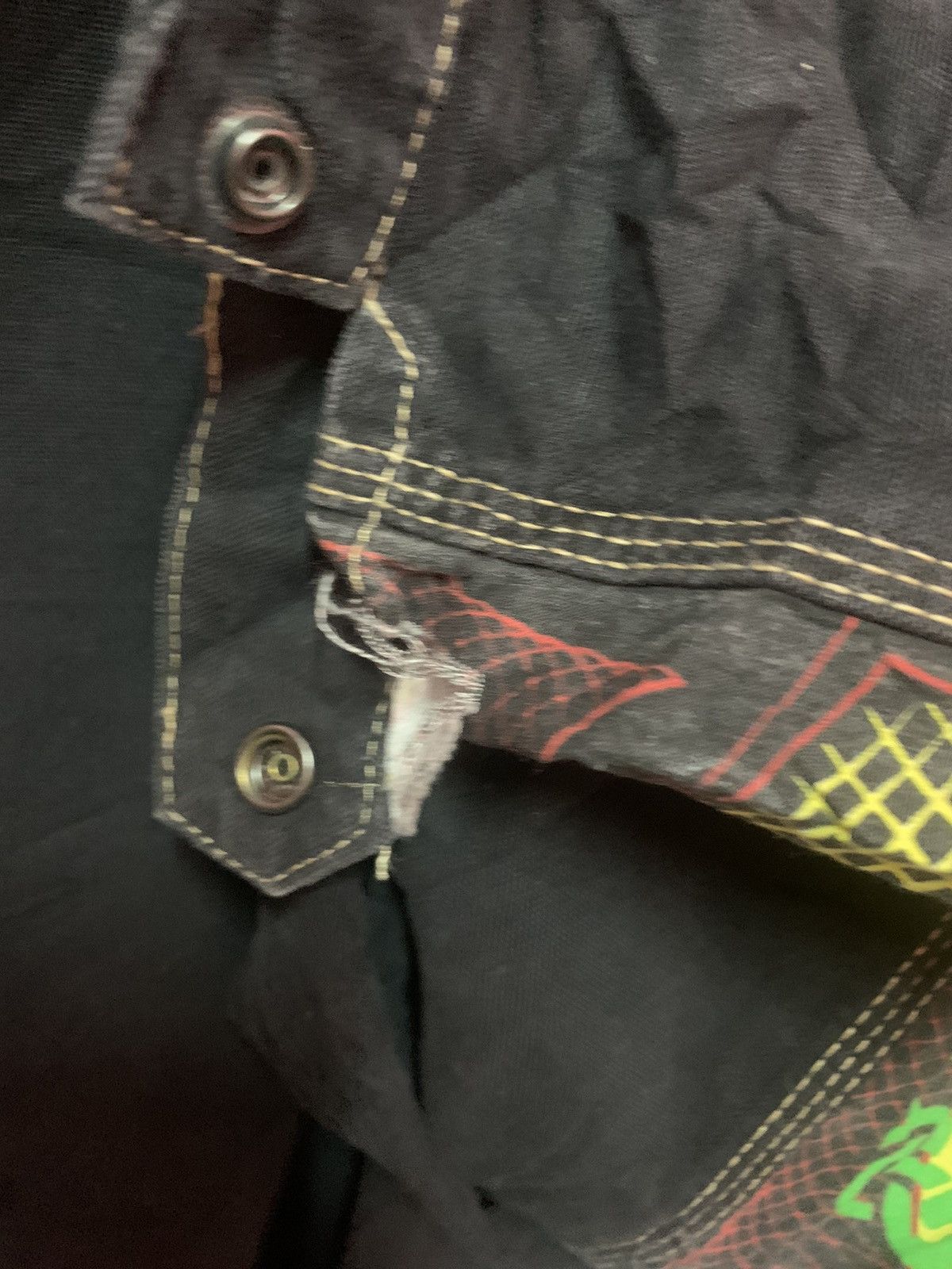 Vintage VINTAGE!! Hot Tuna Black Rock Metal Jacket Size US M / EU 48-50 / 2 - 6 Thumbnail