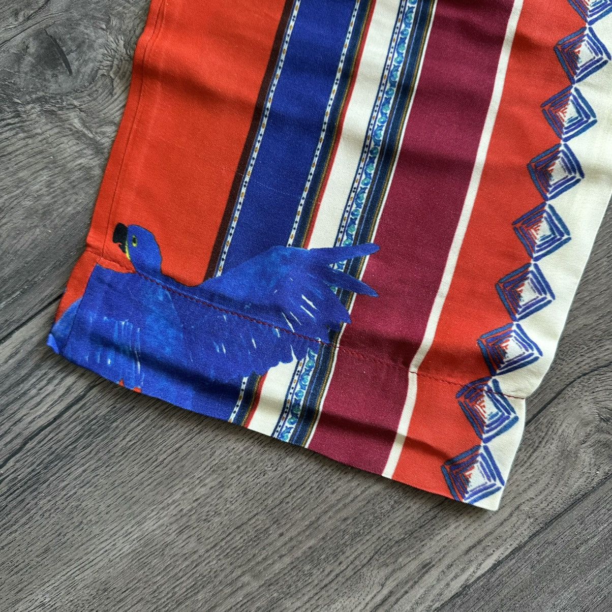 Farm Rio FARM RIO Macaw-Print Scarf Pants Size 27" / US 4 / IT 40 - 10 Thumbnail
