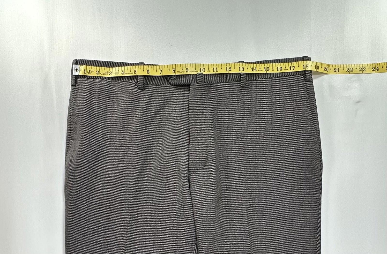 Other Boggi Milano Italian Wool Flat Dress Pants Gray Mens 36/30 Size US 36 / EU 52 - 3 Thumbnail