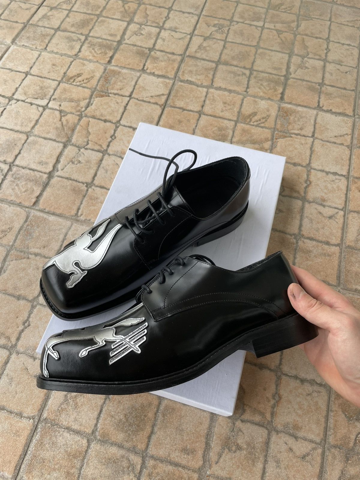 Stefan Cooke Stefan Cooke Pegasus Leather Shoe Size US 8 / EU 41 - 6 Thumbnail