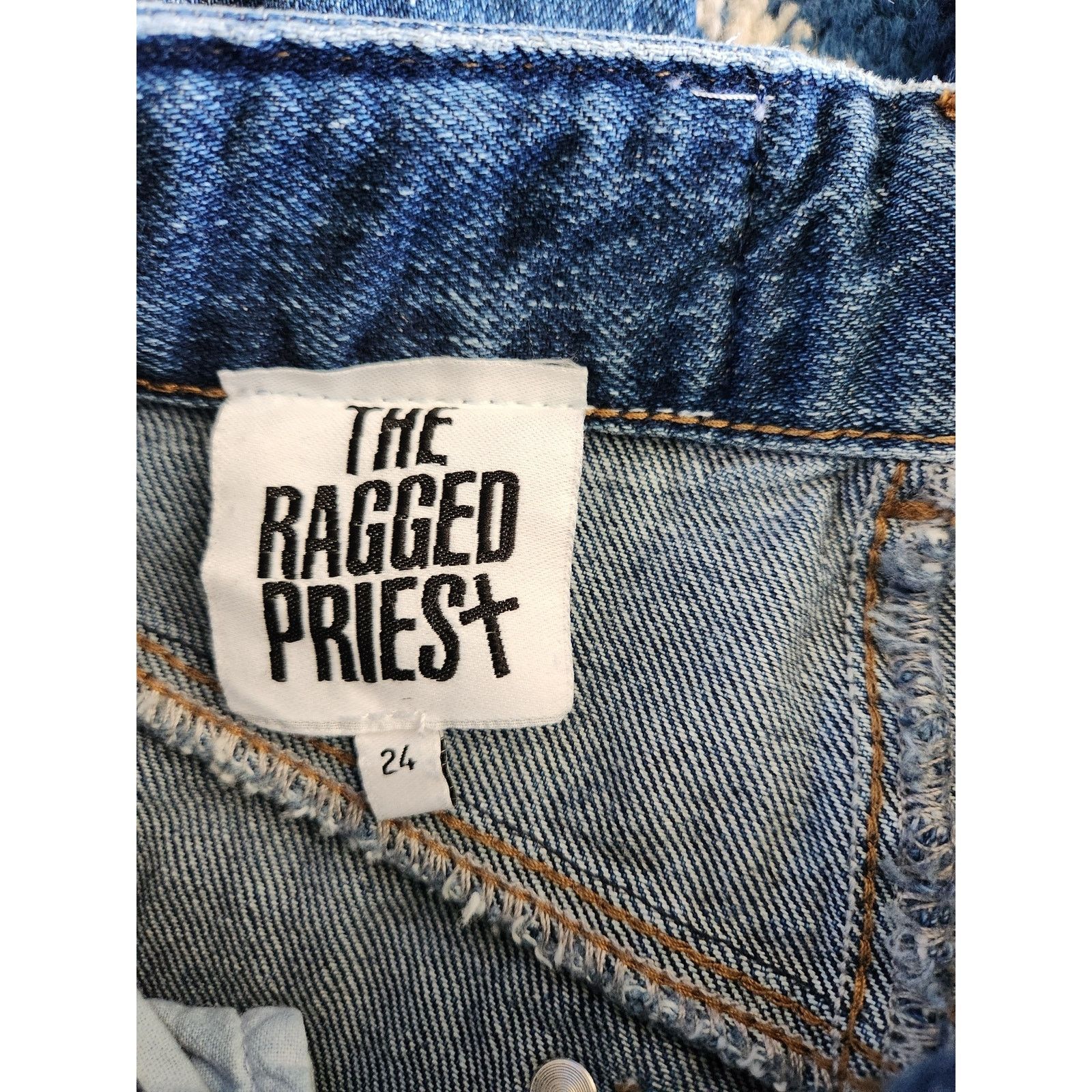 The Ragged Priest The Ragged Priest Women's Neon Snake Skin Denim Jeans 24(00) Size 24" / US 00 / IT 34 - 7 Thumbnail
