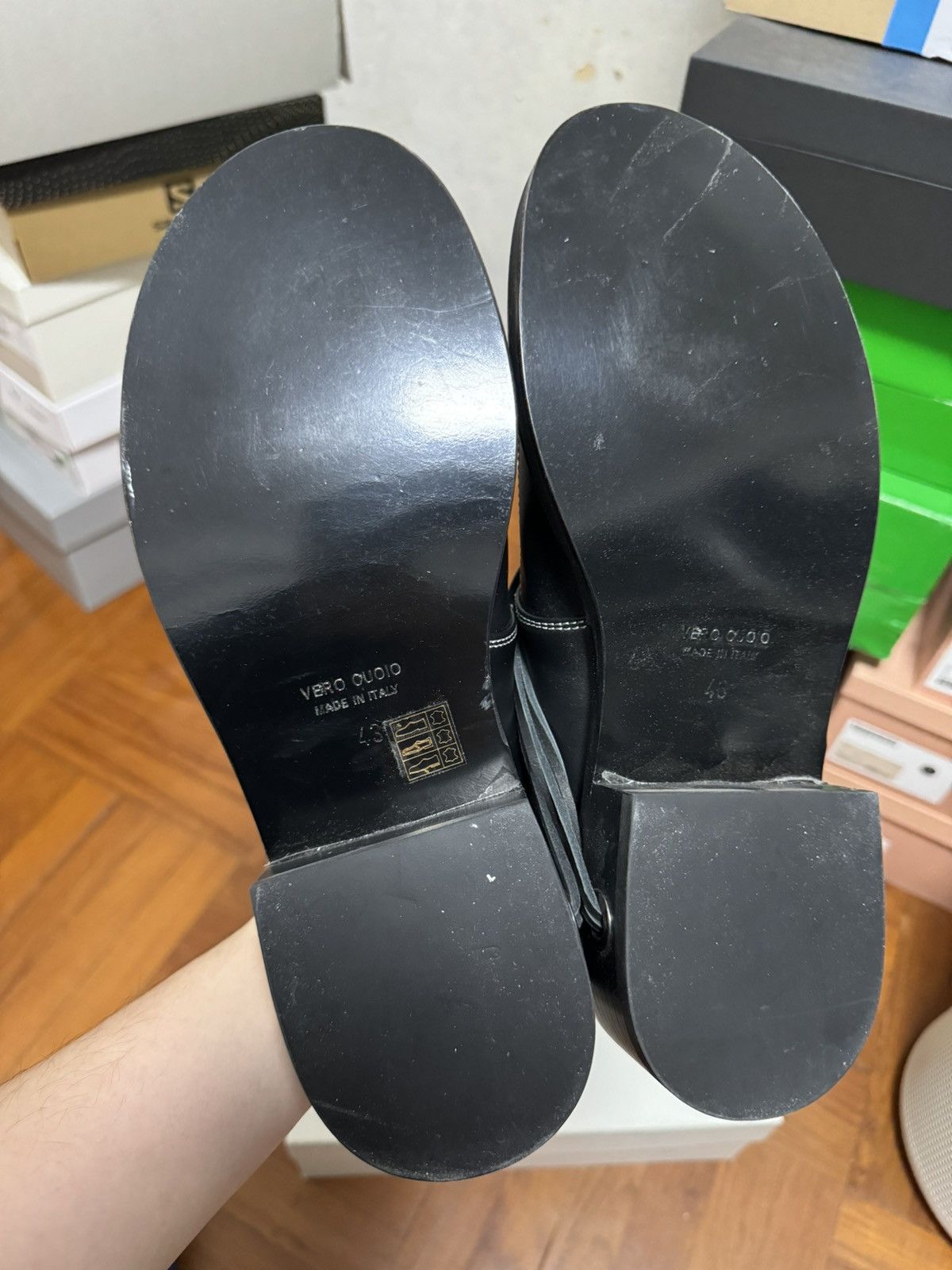 Sunnei Buco Sabot Leather Sandals Size US 10 / EU 43 - 5 Thumbnail