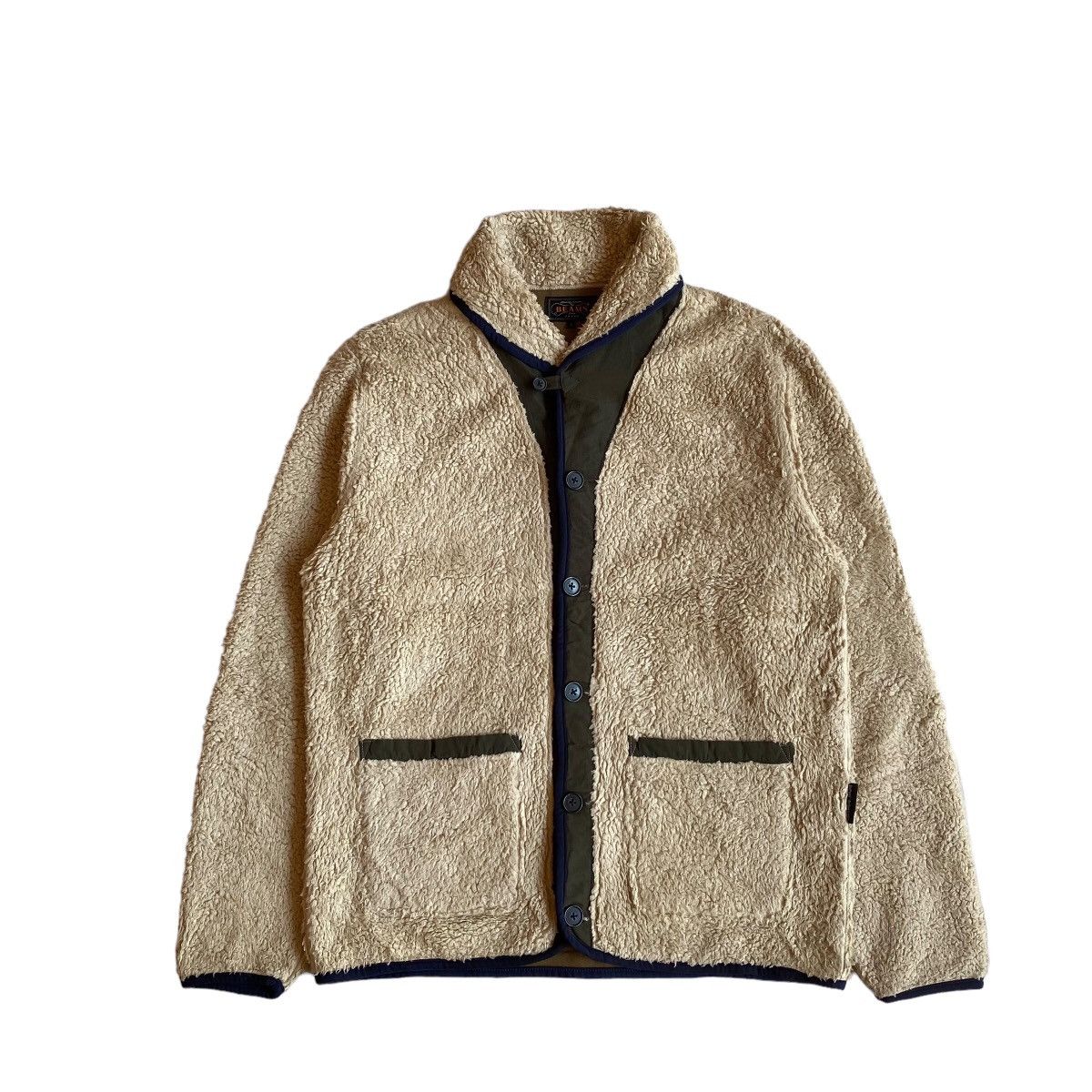 Beams Plus × Japanese Brand Beams+ Shawll Collar Fleece Jacket Size US L / EU 52-54 / 3 - 1 Thumbnail
