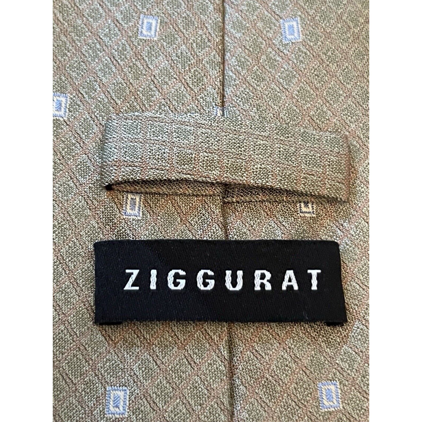 Other Ziggurat Hand Made 100% Imported Silk Tie Made In China Size ONE SIZE - 8 Thumbnail
