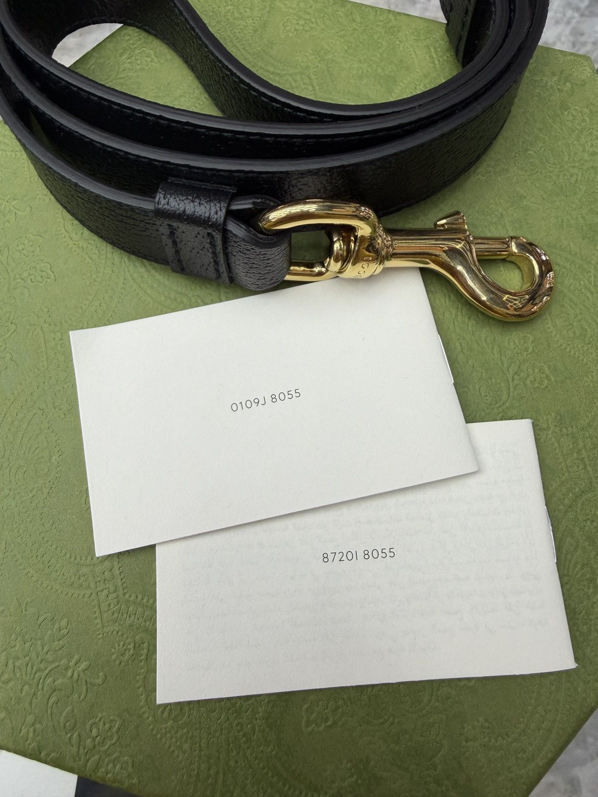 Gucci Gucci Black Leather Leash Size ONE SIZE - 9 Thumbnail