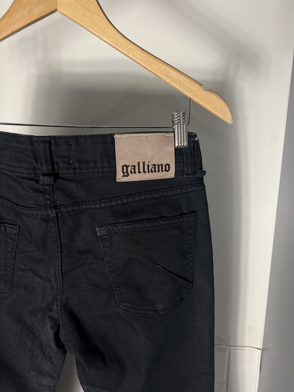John Galliano × Vintage VERY RARE JOHN GALLIANO DENIM JEANS ITALIAN DESIGNER LUXURY Size 30" / US 8 / IT 44 - 13 Thumbnail