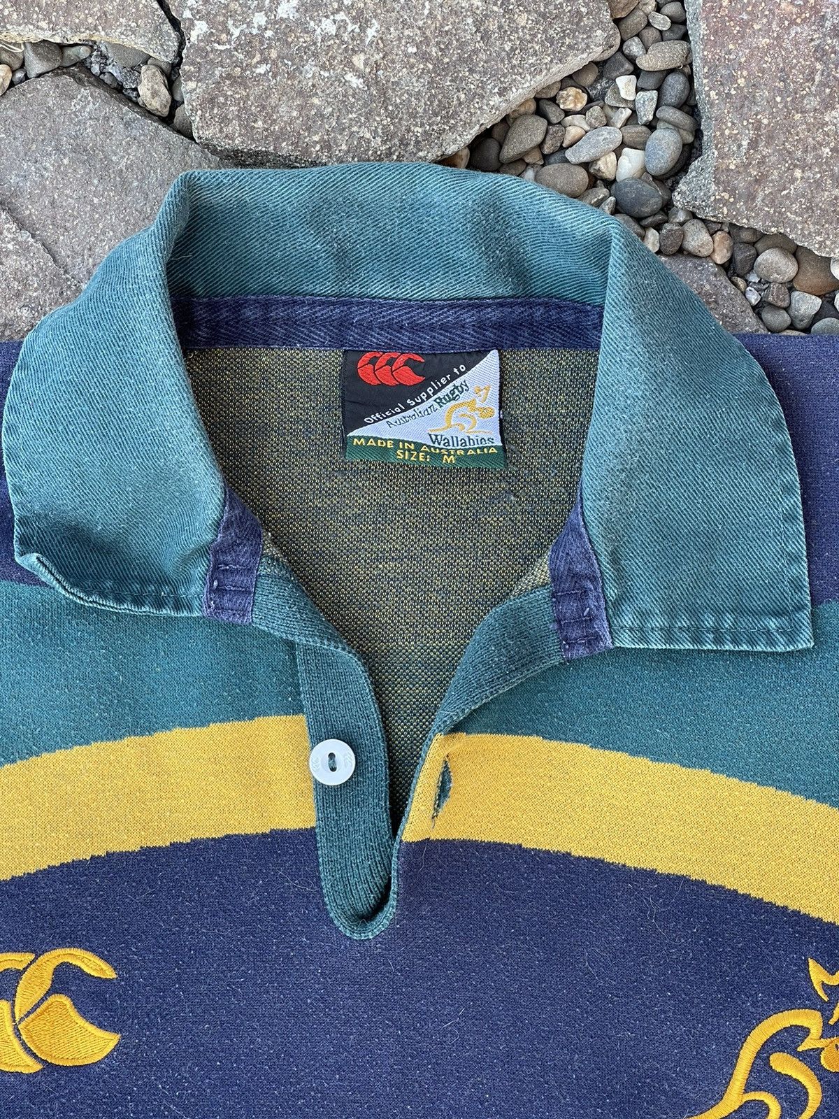 Canterbury of New Zealand Australia 90s rugby vodafon Wallabies vintage jersey rare Size US M / EU 48-50 / 2 - 9 Thumbnail