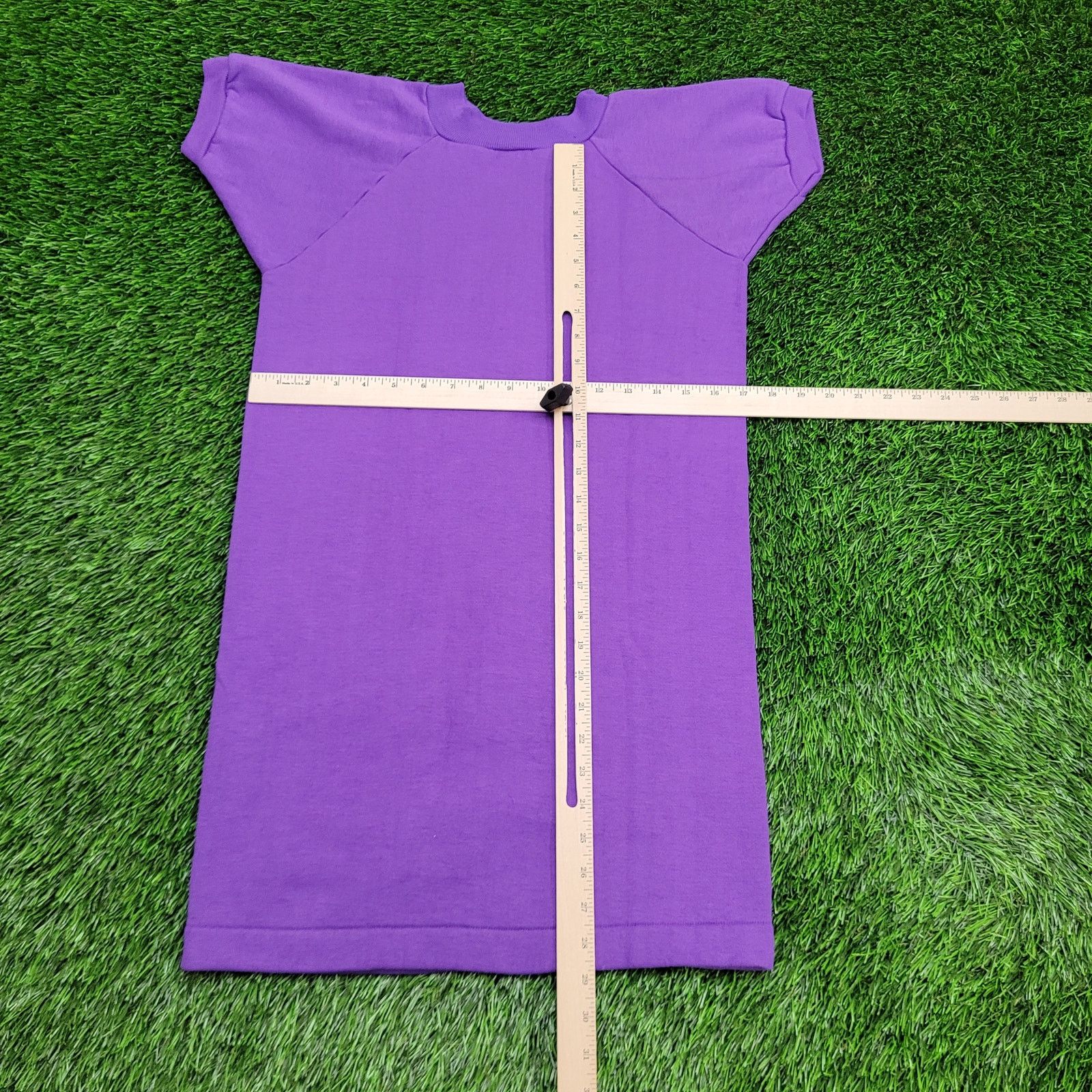Tultex VTG 90s Purple Sweatshirt Dress Womens Small Fleece Raglan Size S / US 4 / IT 40 - 6 Thumbnail