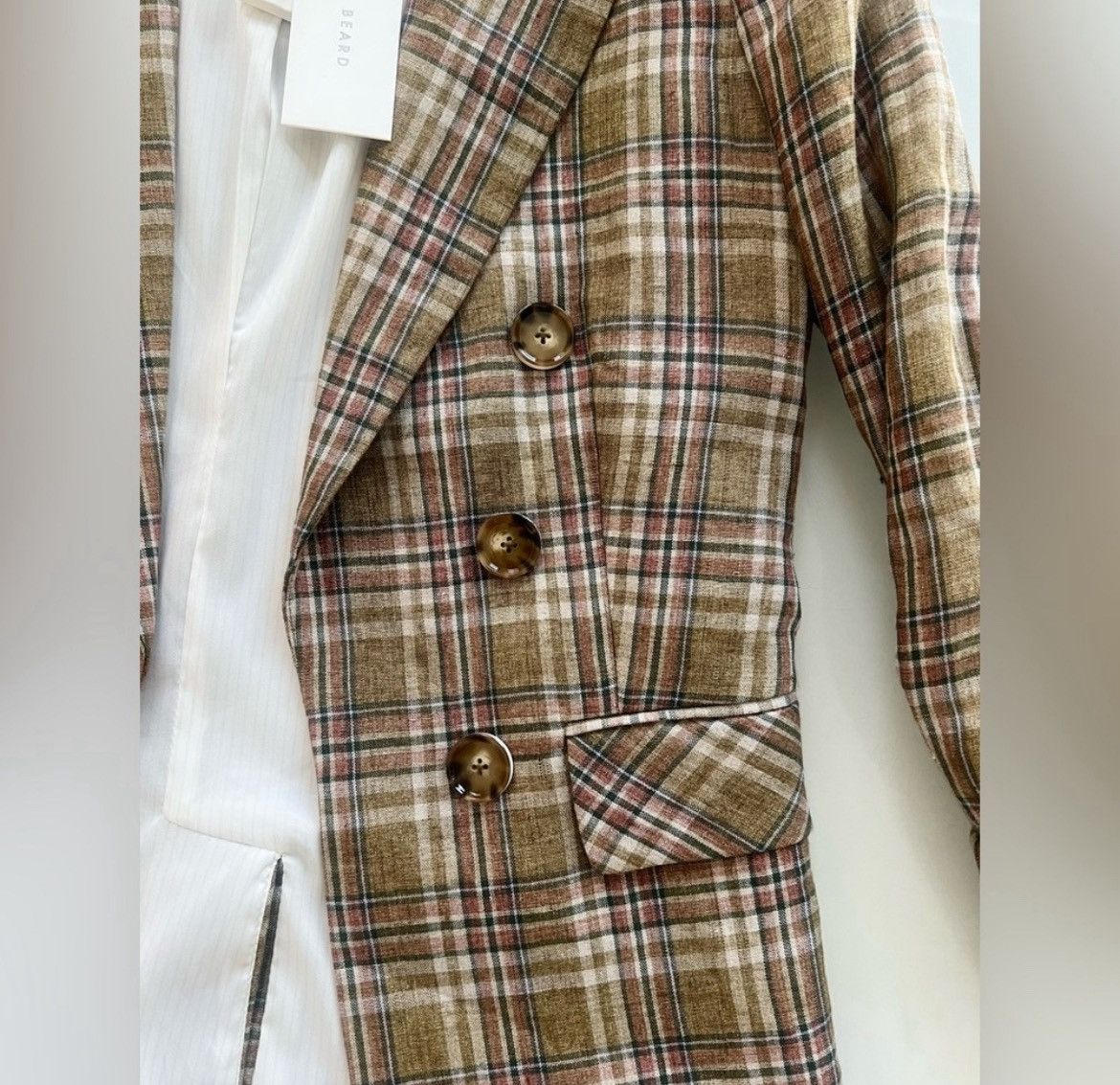 Veronica Beard Veronica Beard Beacon Plaid Dickey Blazer Jacket size 00 Size XXS / US 00 / IT 34 - 6 Thumbnail