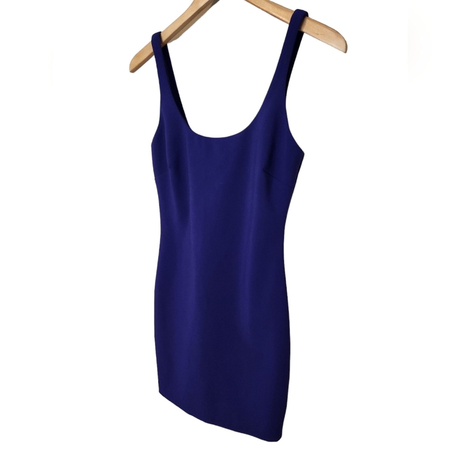 LIKELY Likely Houston Purple Bodycon scoopneck mini dress 4 Size S / US 4 / IT 40 - 3 Thumbnail