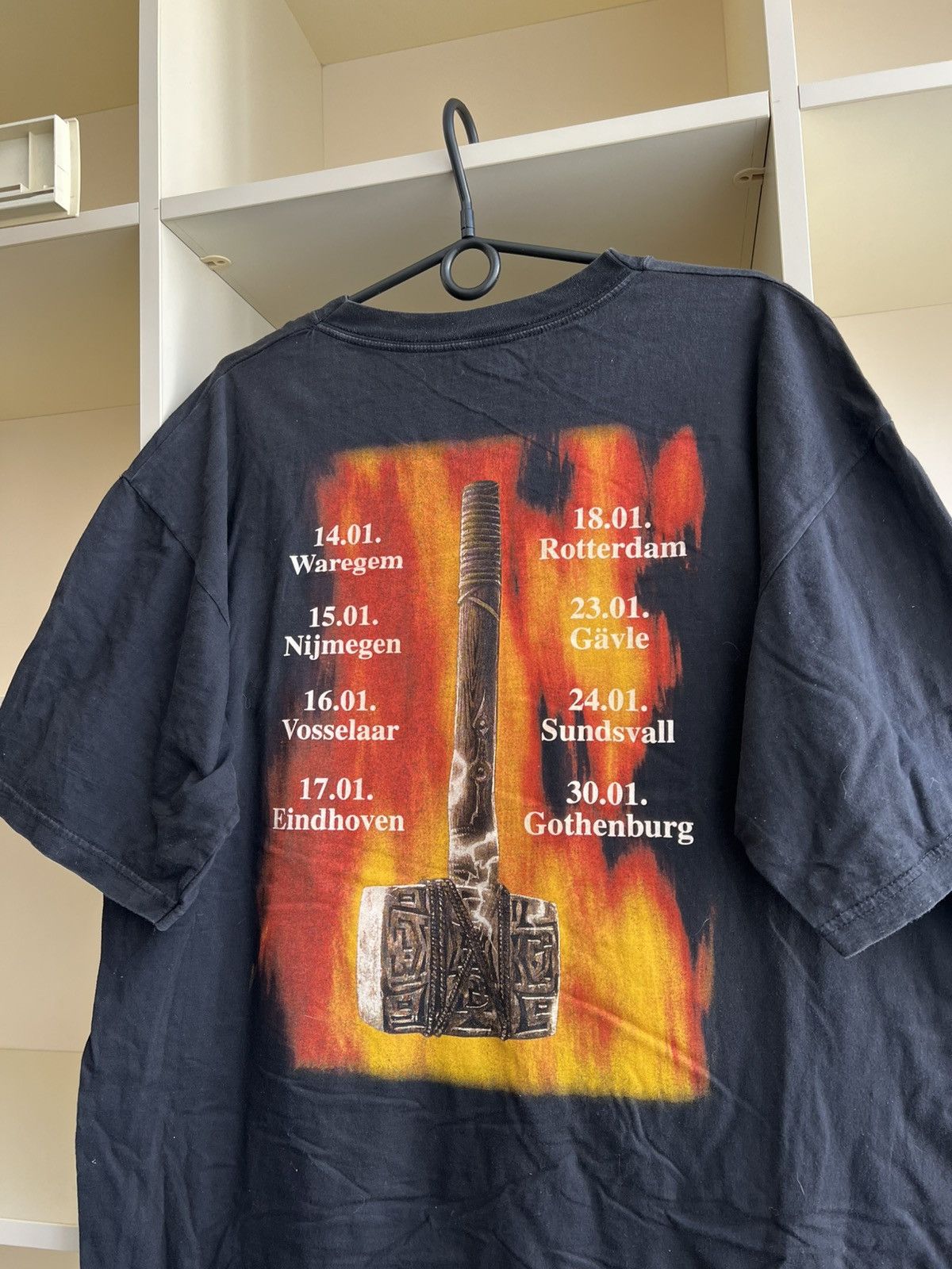 Band Tees Vintage Hammer Fall Band Tee Rock 90s T-Shirt Size US XL / EU 56 / 4 - 10 Thumbnail