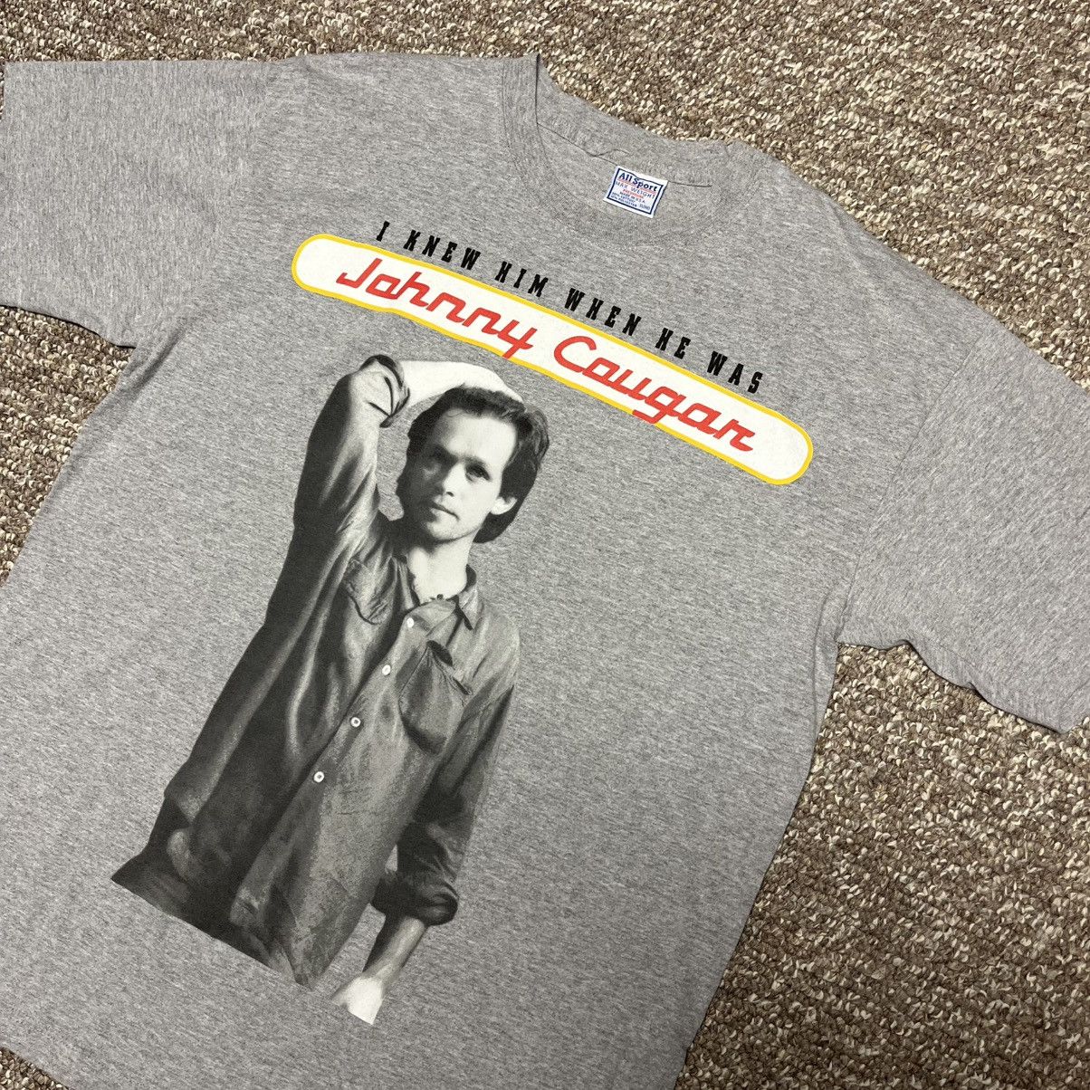 All Sport VTG John Cougar SS Mellencamp '99 Electrification Tour Tee Size US XL / EU 56 / 4 - 3 Thumbnail
