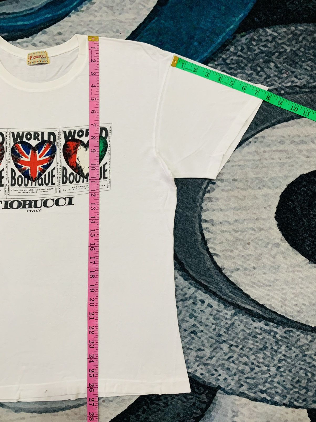 Fiorucci LAST DROP#Vintage Fiorucci Italy Single Stitch Made In Japan Size US M / EU 48-50 / 2 - 6 Thumbnail