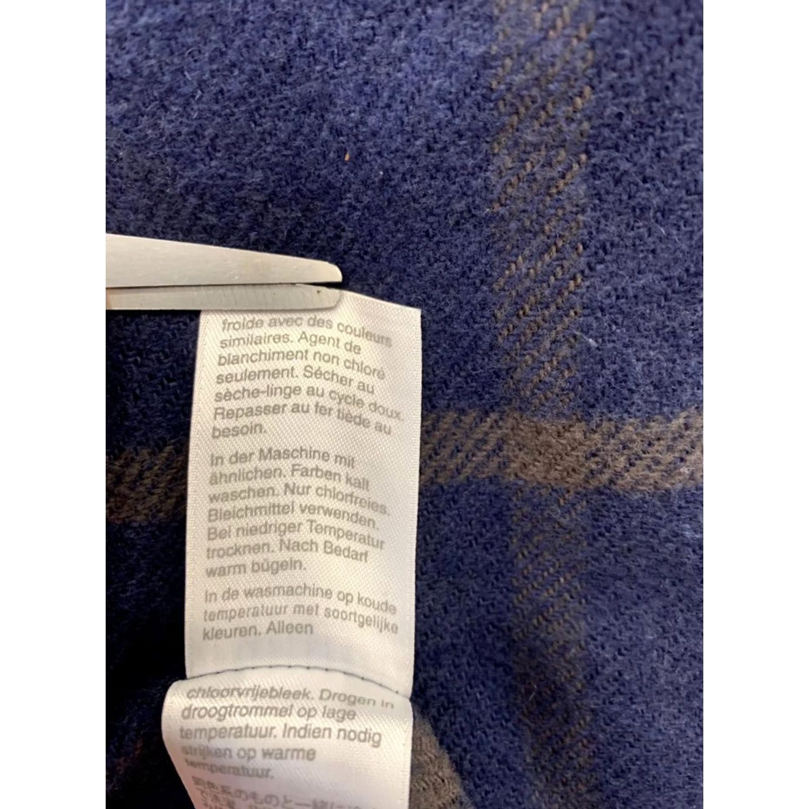 Wallace & Barnes Wallace & Barnes J.Crew Flannel Overshirt XXL Blue Plaid Heavy Shirt Jacket Shacket Workwear Mens 2XL Size US XXL / EU 58 / 5 - 7 Thumbnail
