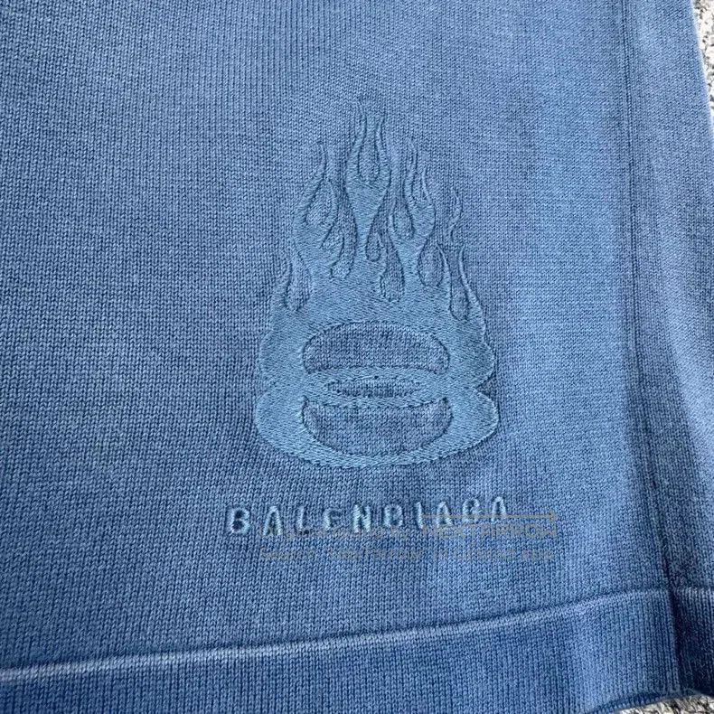 Balenciaga Balenciaga Flame Double Ring Embroidered Shorts. Size US 26 / EU 42 - 2 Thumbnail