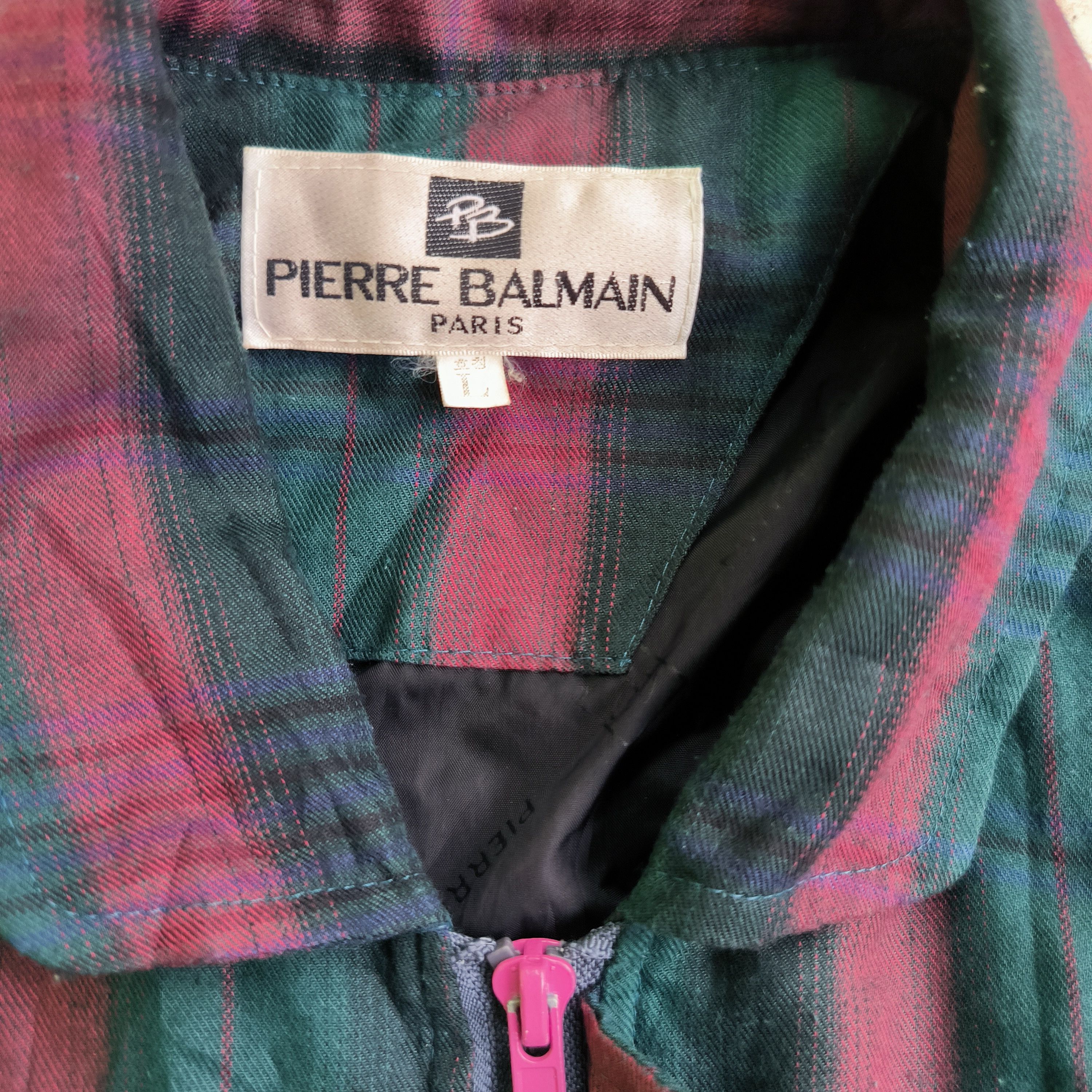 Balmain Vintage 1990s Balmain Casual Jacket Size US L / EU 52-54 / 3 - 3 Thumbnail