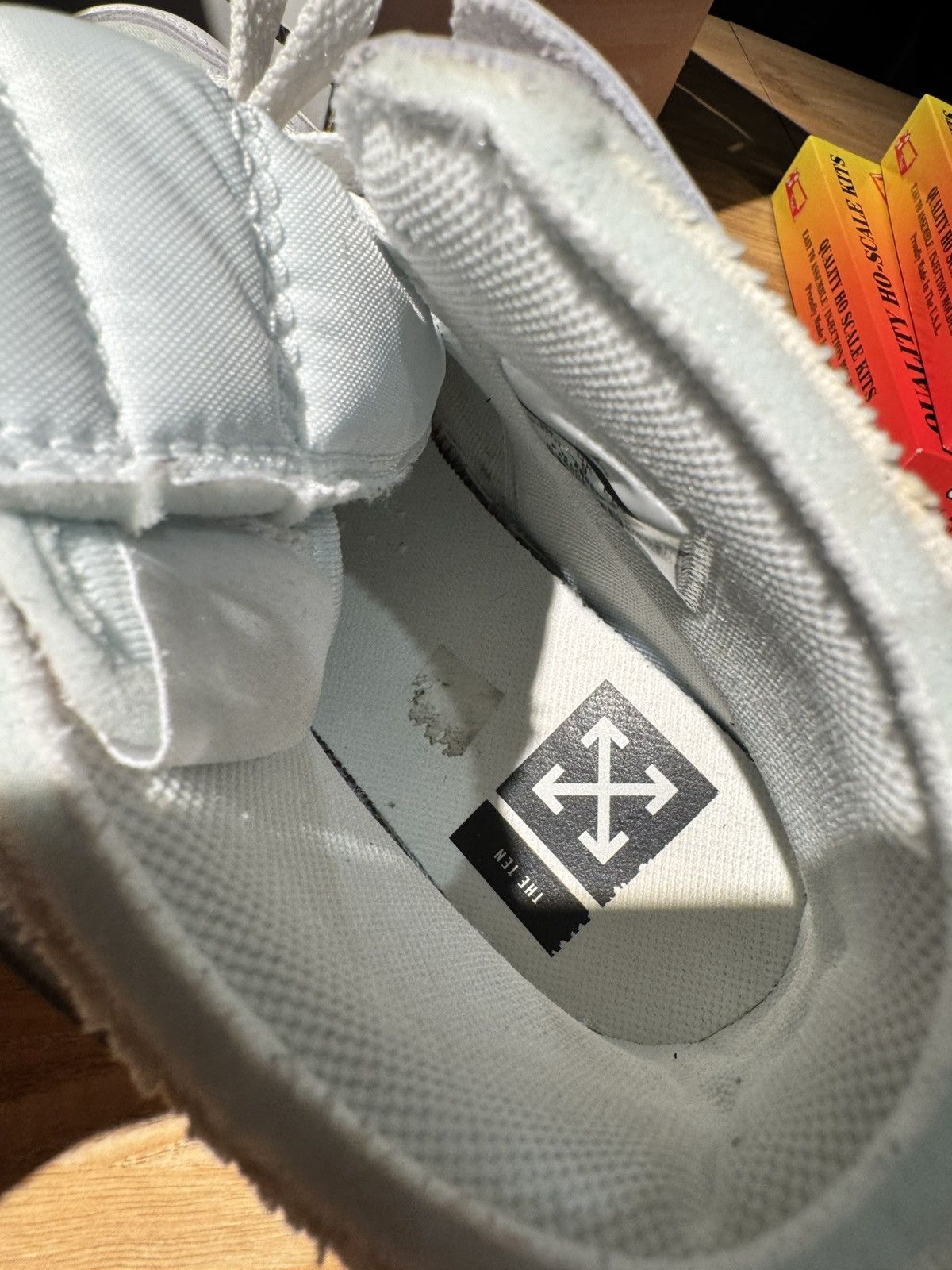 Nike × Off-White × Virgil Abloh Off White x Air Jordan 1 Retro High OG Euro Chicago Virgil Size US 10 / EU 43 - 15 Thumbnail