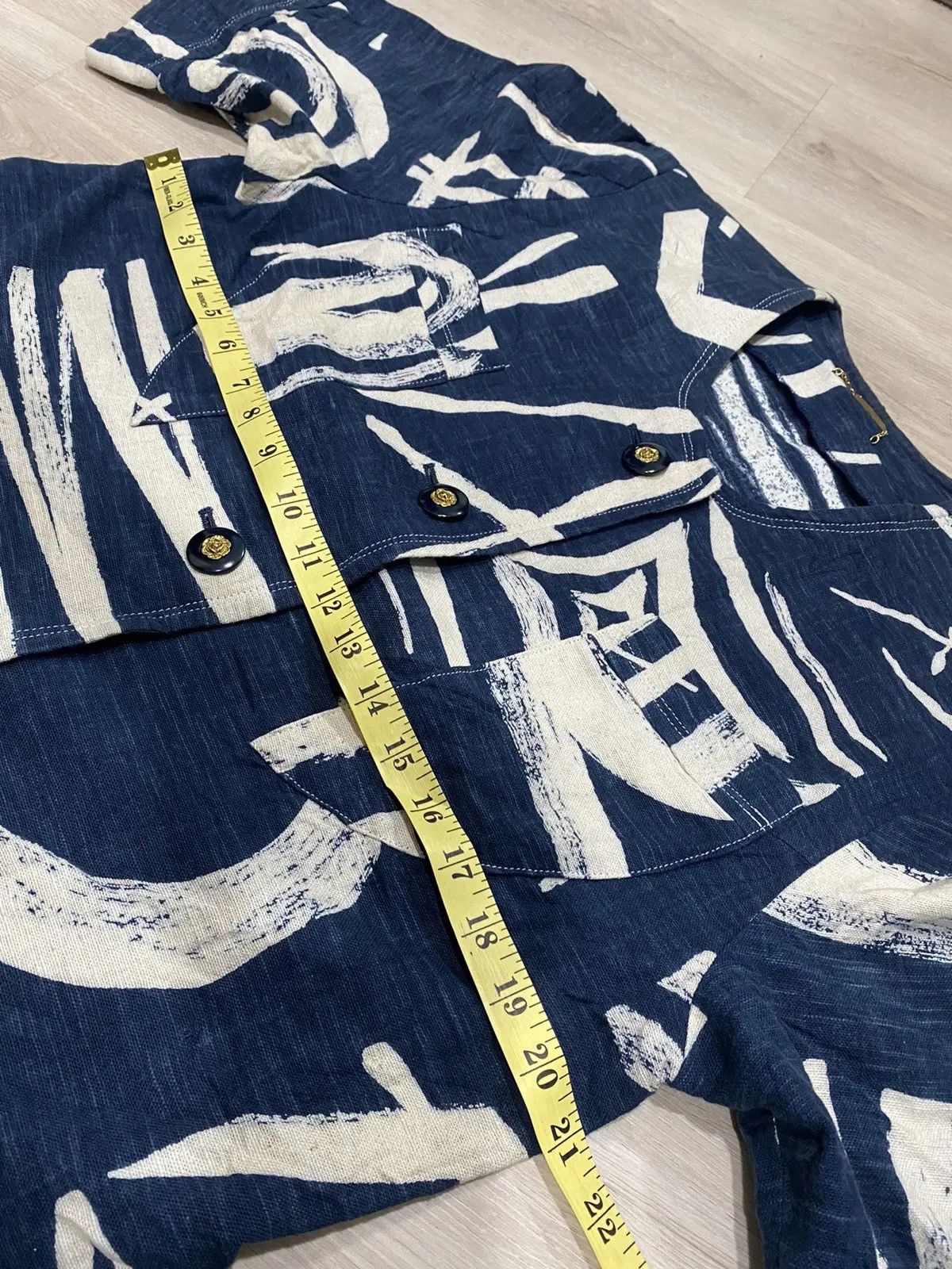 Japanese Brand Jeans Abstract pattern style shirt Size S / US 4 / IT 40 - 11 Thumbnail