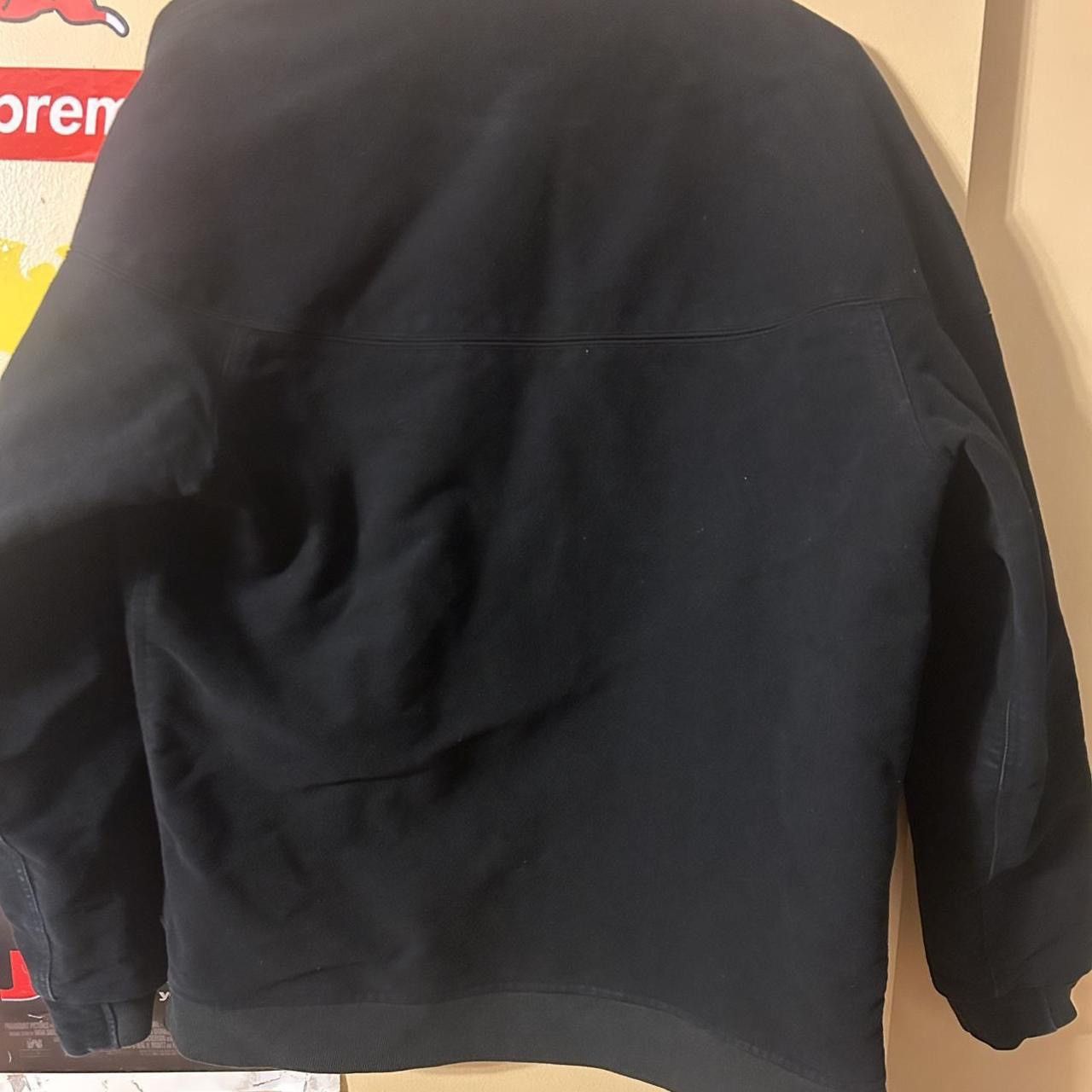 Supreme Black Supreme sued bomber jacket Size US XL / EU 56 / 4 - 2 Thumbnail