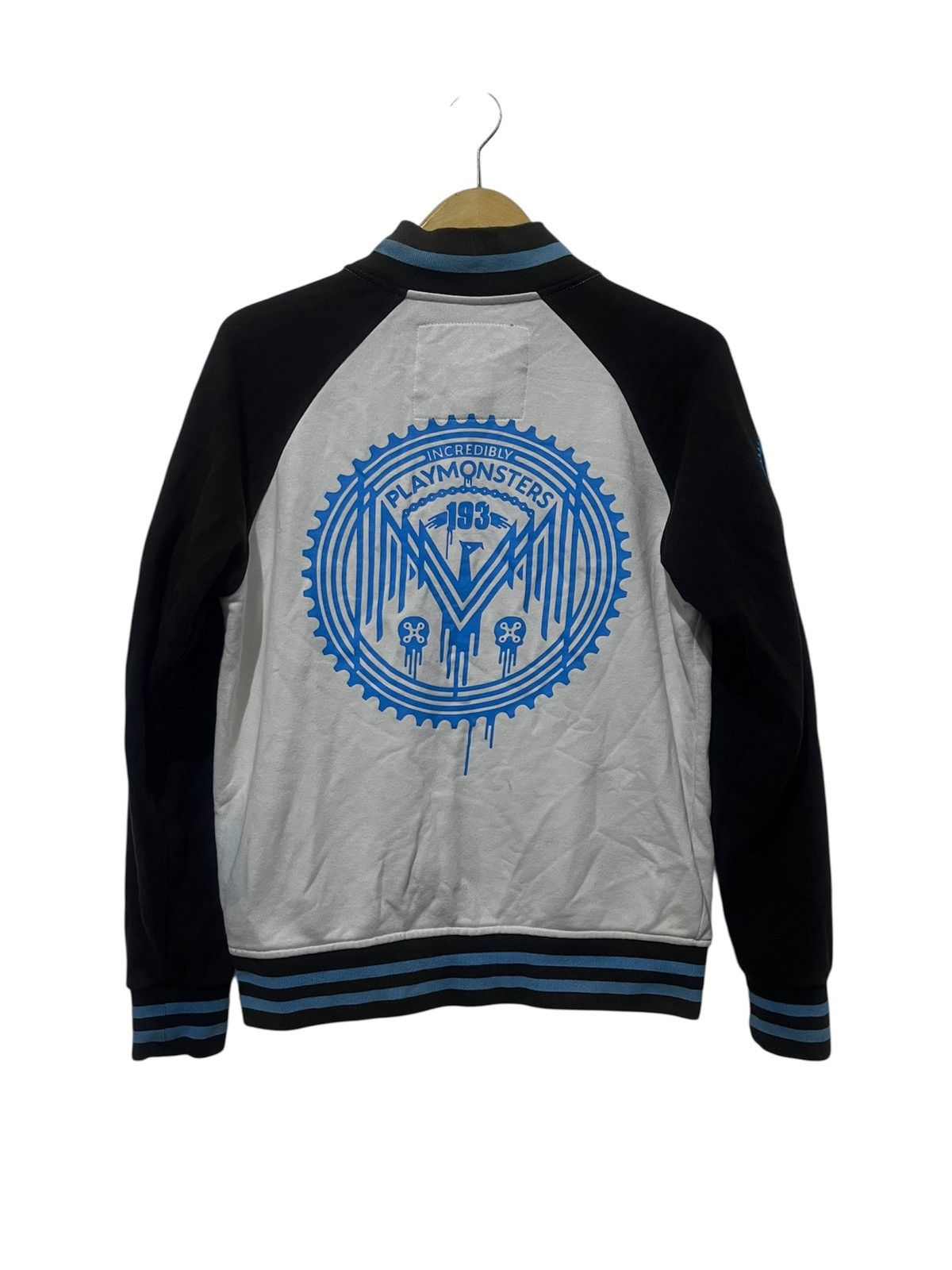 Japanese Brand Incredibly Playmonsters Varsity Jacket Streetwear Graphic Size US M / EU 48-50 / 2 - 2 Thumbnail