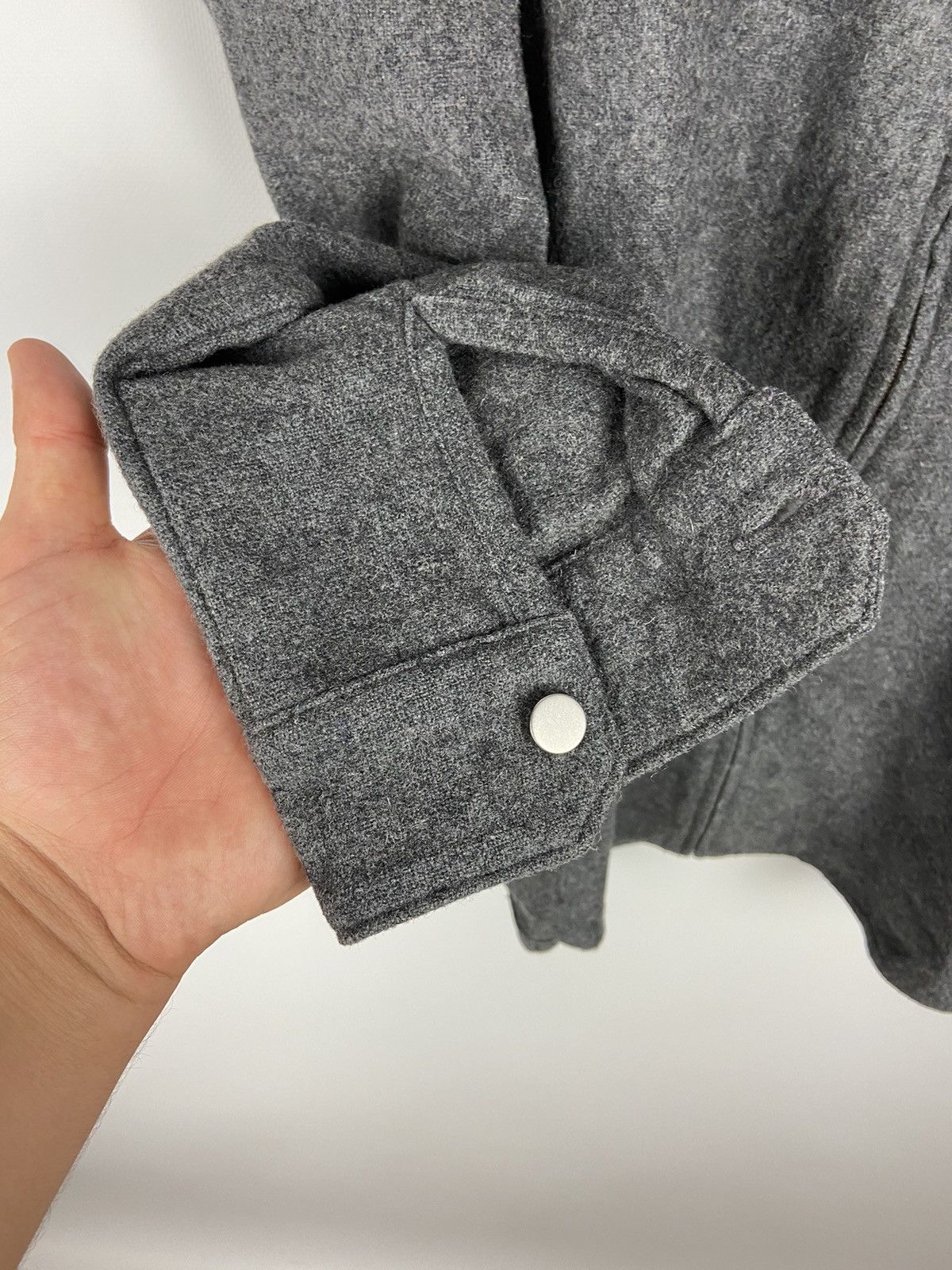 Edwin Edwin Men's Industry Zip Wool Shirt/JACKET Size US S / EU 44-46 / 1 - 12 Thumbnail