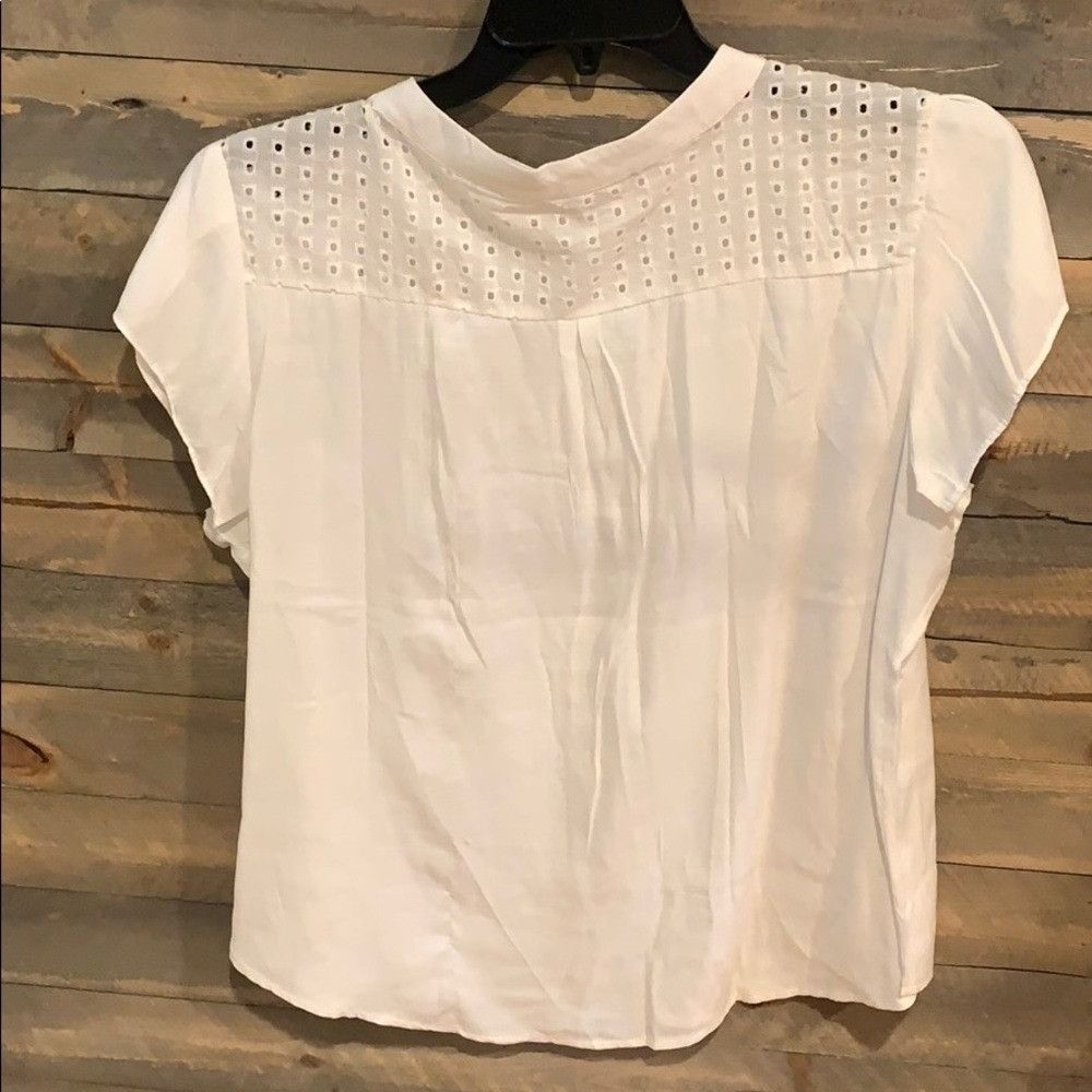 Shein NWOT White Blouse Size XL / US 12-14 / IT 48-50 - 9 Thumbnail