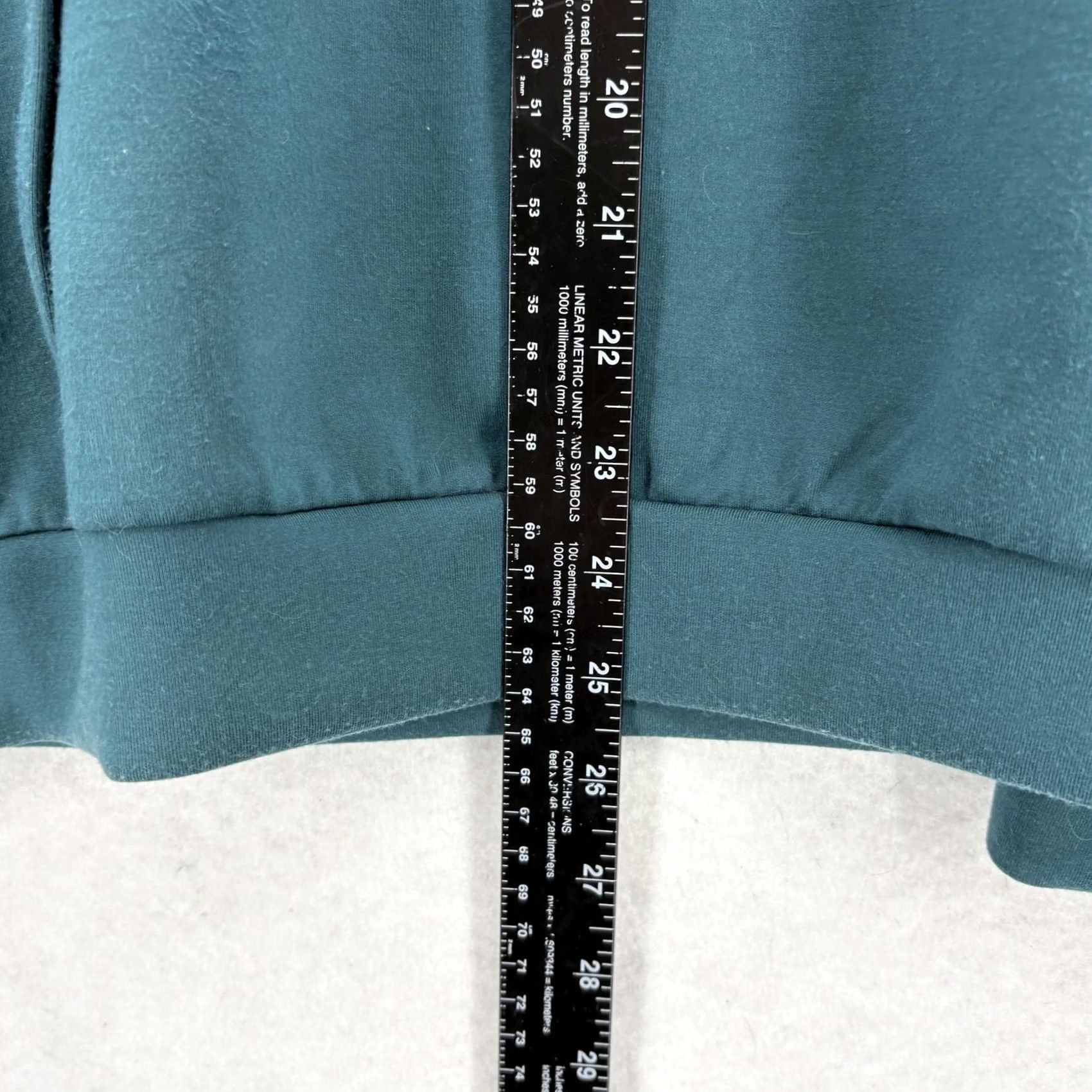 Vintage Duluth Womens 2X Sweatshirt Green Zip Pockets 1/4 Zip All Seasons High Neck Pullover Size XXL / US 16-18 / IT 52-54 - 7 Thumbnail