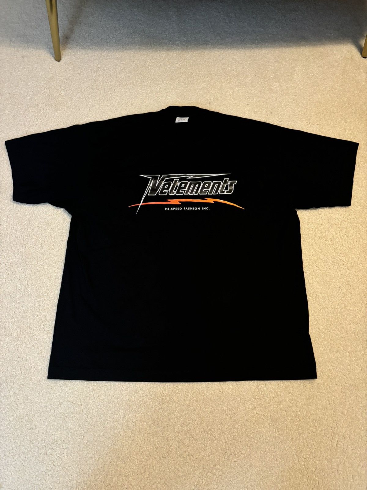 Vetements Black Moon Planet Number T-Shirt | Grailed