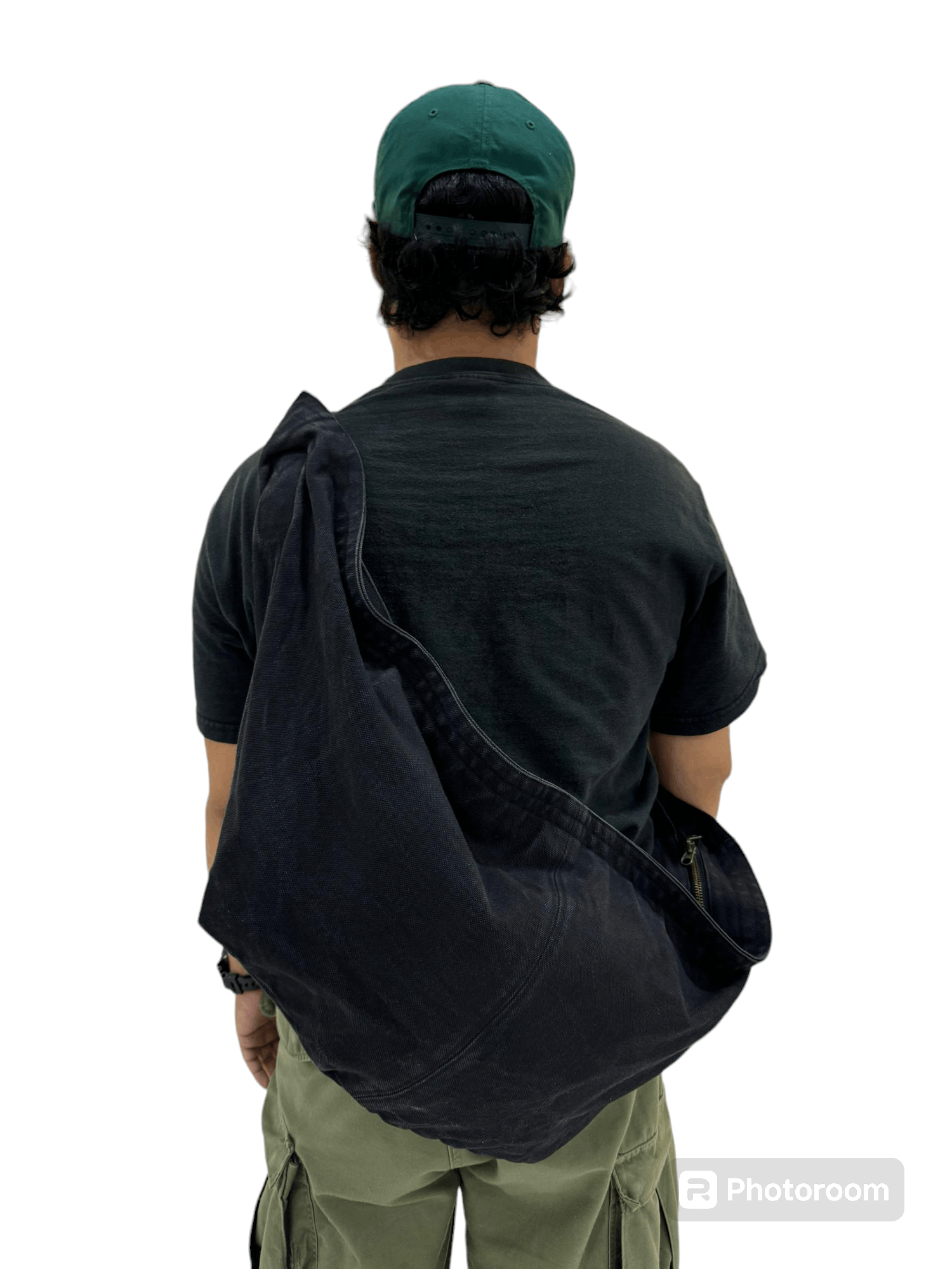 BLACK KAPITAL STYLE CANVAS COTTON ICHIMARUNI CROSSBODY