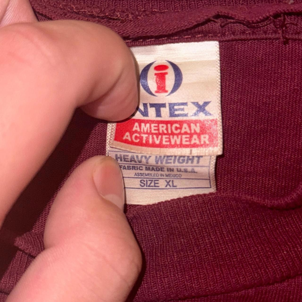 Designer Men's Burgundy and Red Tshirt Size US XL / EU 56 / 4 - 2 Thumbnail