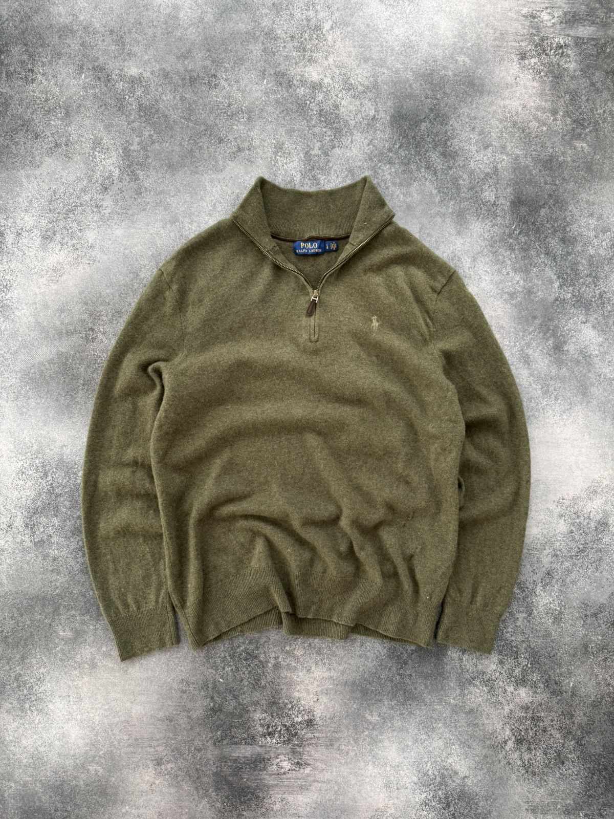 Polo Ralph Lauren VTG Polo Ralph Lauren 1/4 zip wool sweater Size US L / EU 52-54 / 3 - 1 Thumbnail