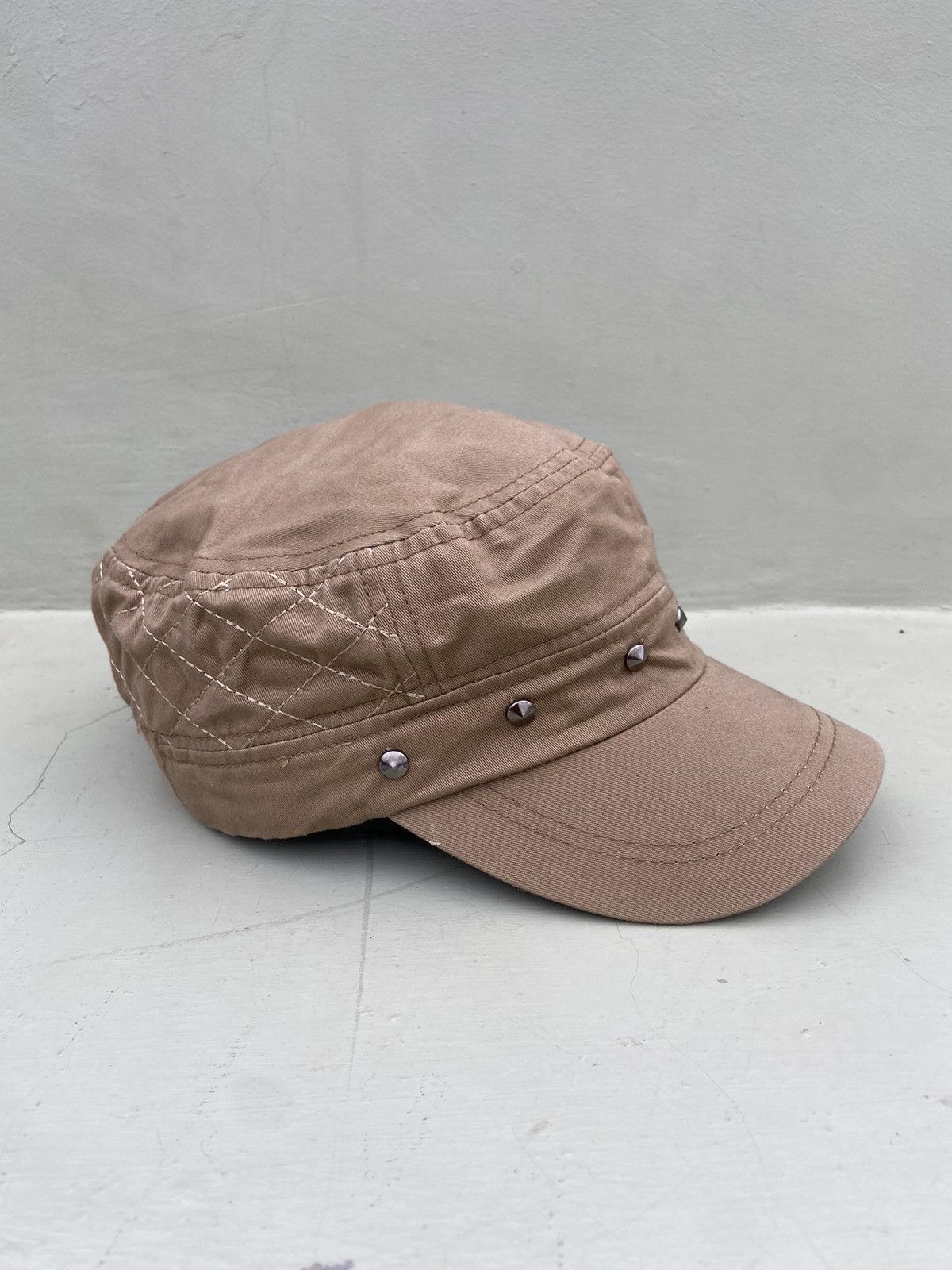 If Six Was Nine 2000s punk button studded patrol hat Size ONE SIZE - 4 Thumbnail