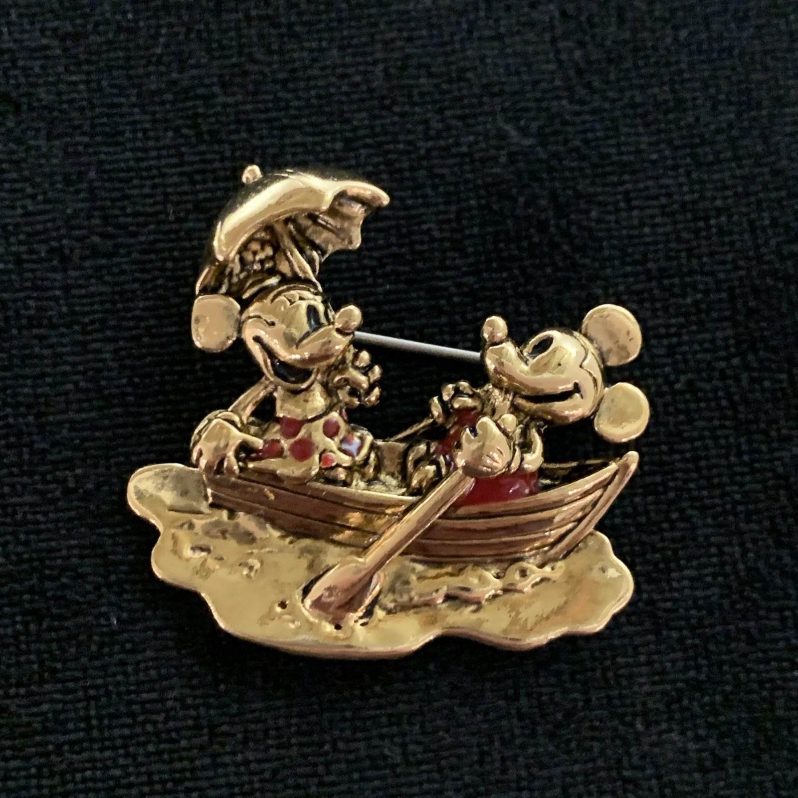 Disney Vintage Retired Disney Napier Golden Mickey And Minnie Mouse Size ONE SIZE - 2 Thumbnail