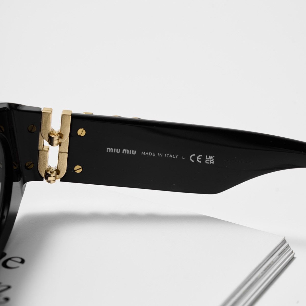 Miu Miu MIU MIU 0MU 11WS 1AB5S0 SUNGLASSES Size ONE SIZE - 5 Thumbnail