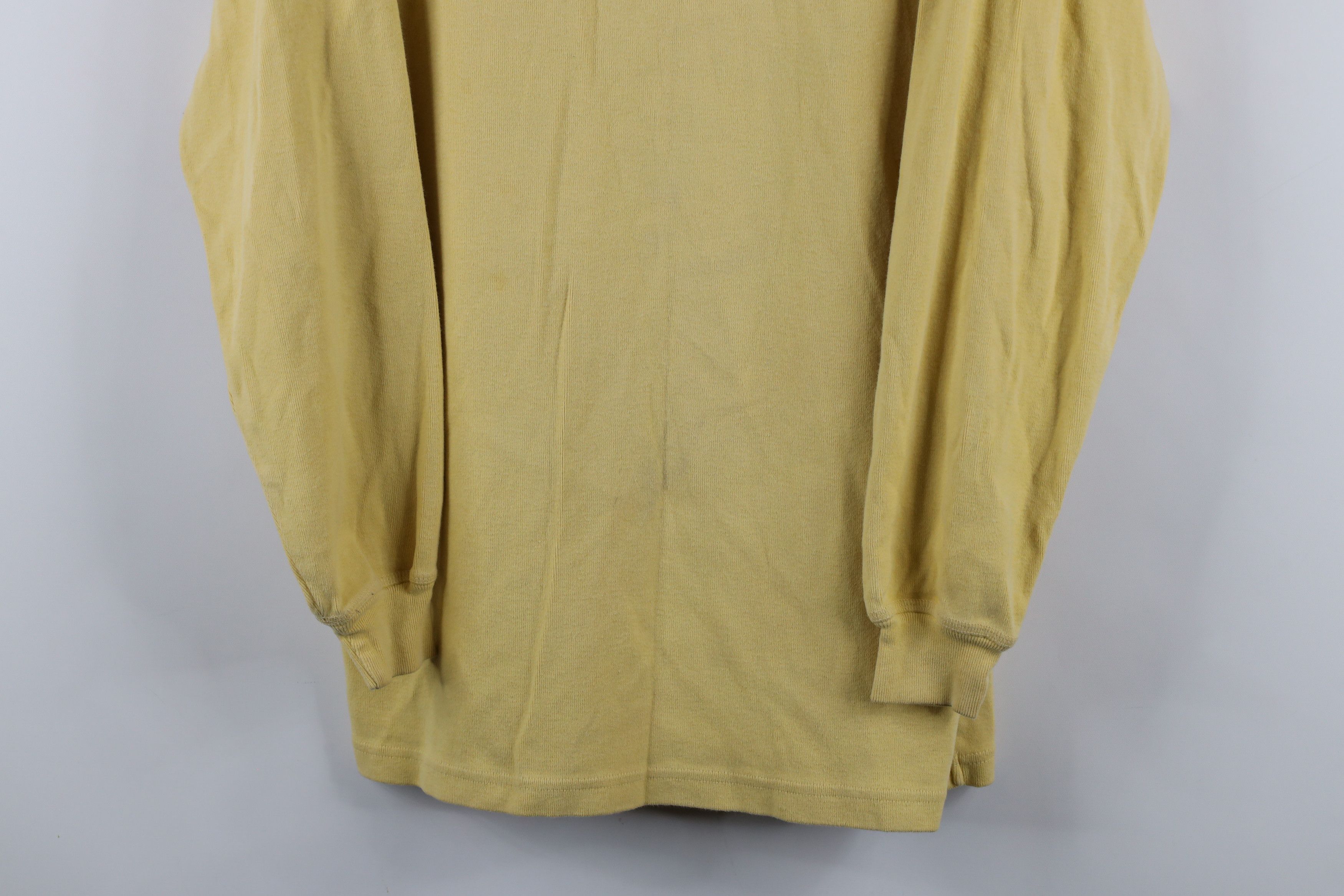 Vintage Vintage 90s Streetwear Heavyweight Ribbed Henley T-Shirt Size US S / EU 44-46 / 1 - 4 Thumbnail