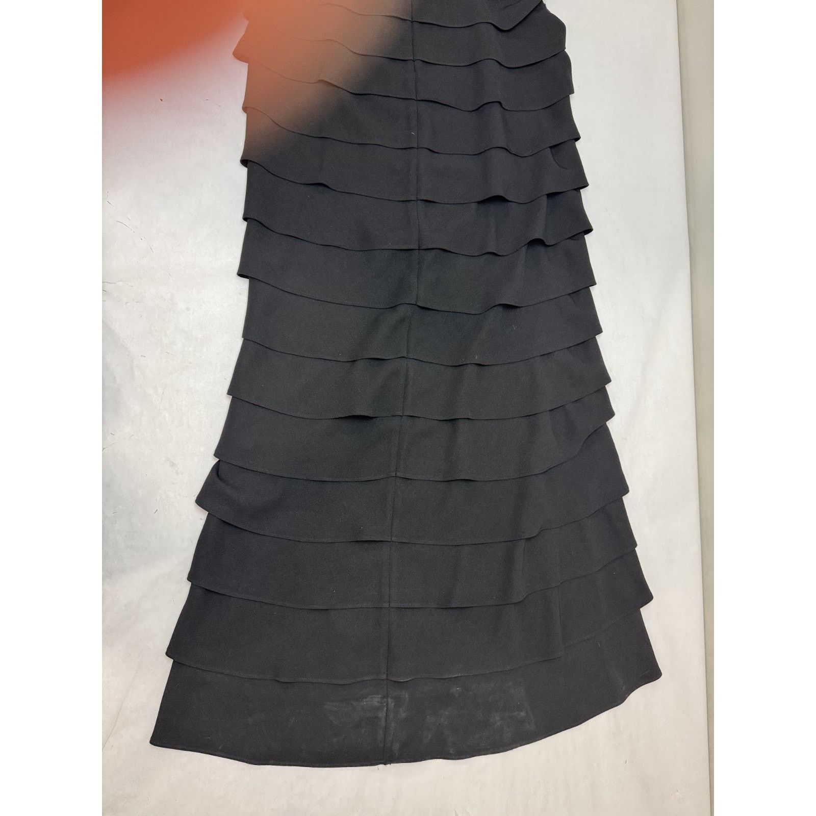 Other Vintage Lace Tiered Gown Jessica Howard Black Formal 12 Size XL / US 12-14 / IT 48-50 - 9 Thumbnail