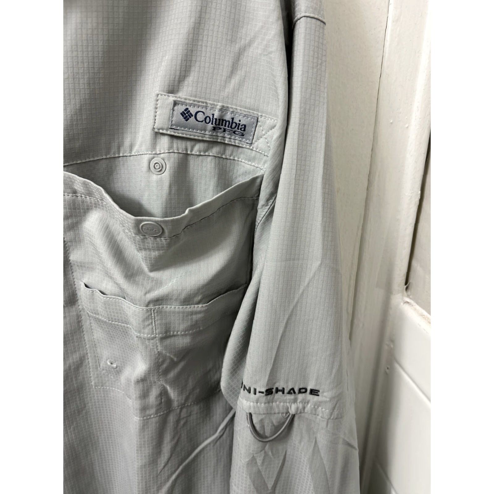 Vintage Columbia PFG Shirt Mens Large Gray Tamiami Omni-Shade Outdoor Fishing L/S Size US L / EU 52-54 / 3 - 5 Thumbnail