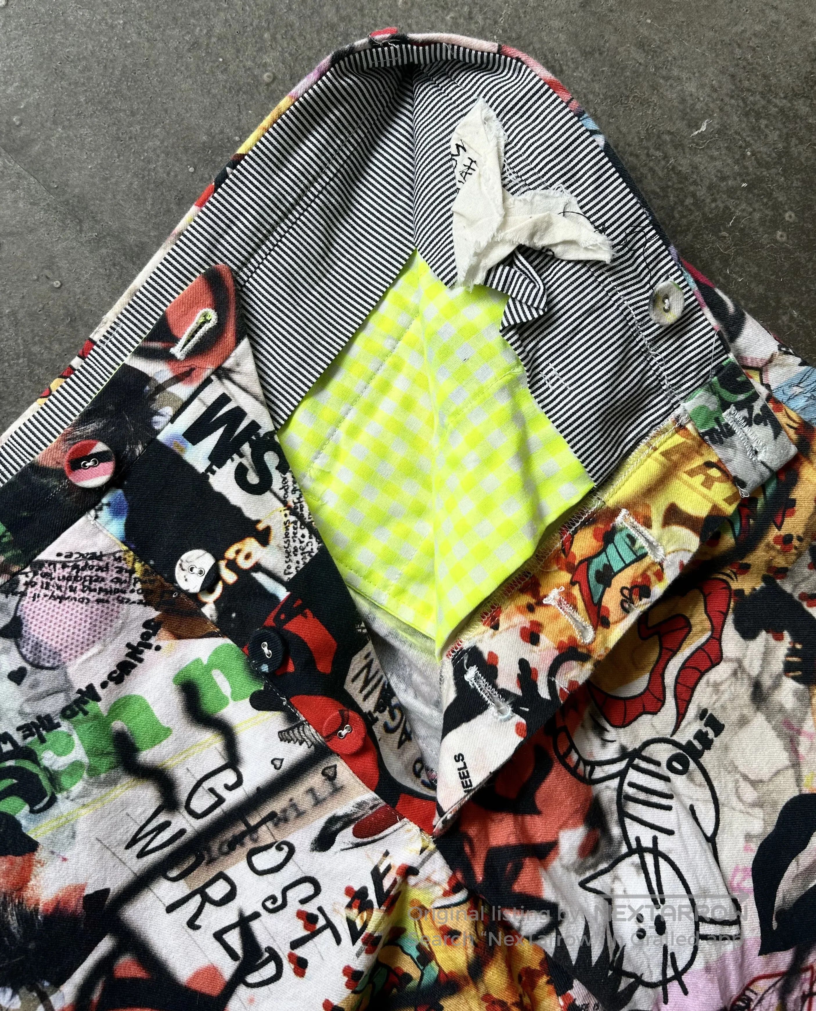 Nozomi Ishiguro Nozomi Ishiguro Graffiti Print Long Pants. Size US 34 / EU 50 - 8 Thumbnail