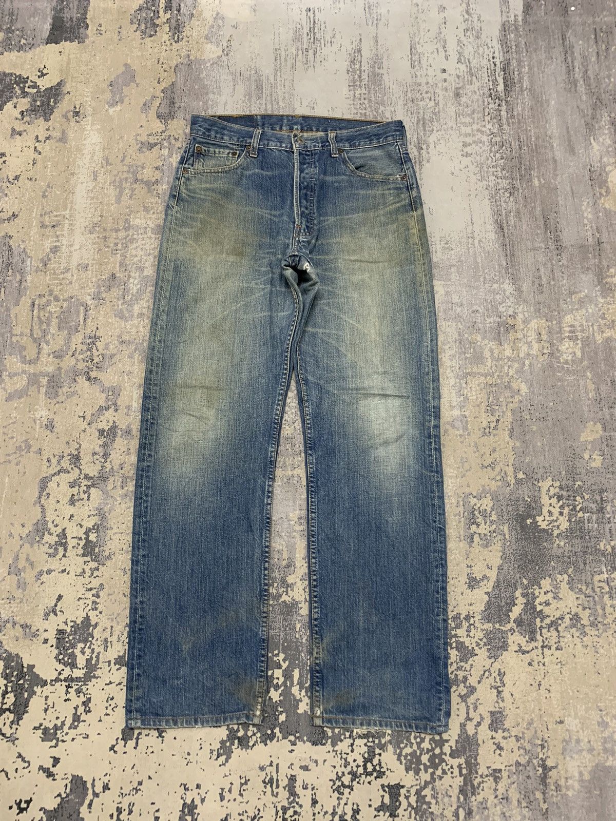 Levi's Vintage Levi's 501 Original Fit Jeans Medium Wash W30x30 Size US 30 / EU 46 - 2 Thumbnail