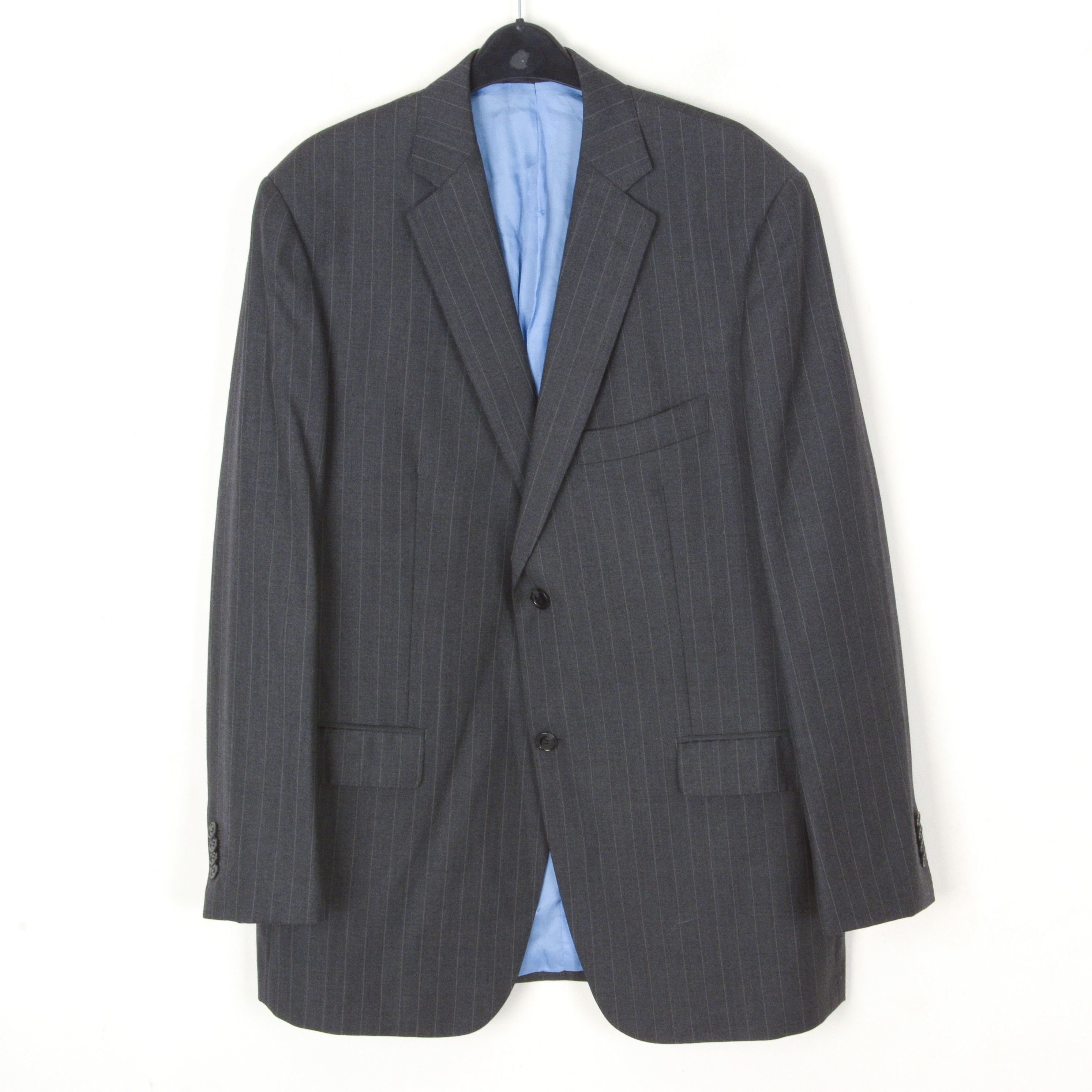 Suitsupply 110's Wool Men UK 46 US Pinstriped Blazer Coat Jacket EU 56 Size 46R - 1 Thumbnail