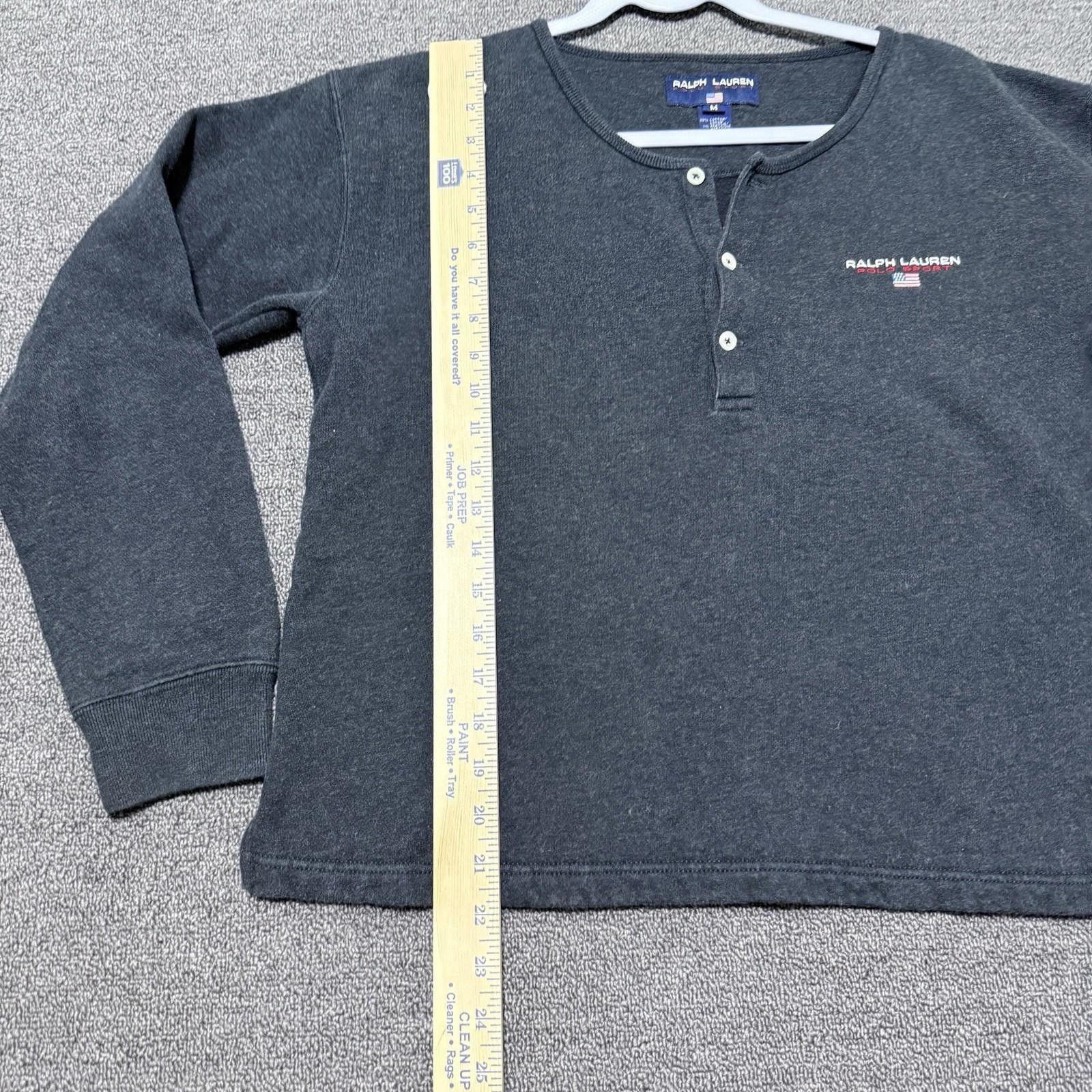 Other Vintage Polo Sport Ralph Lauren Med. Henley Long Sleeve USA Size US M / EU 48-50 / 2 - 4 Thumbnail