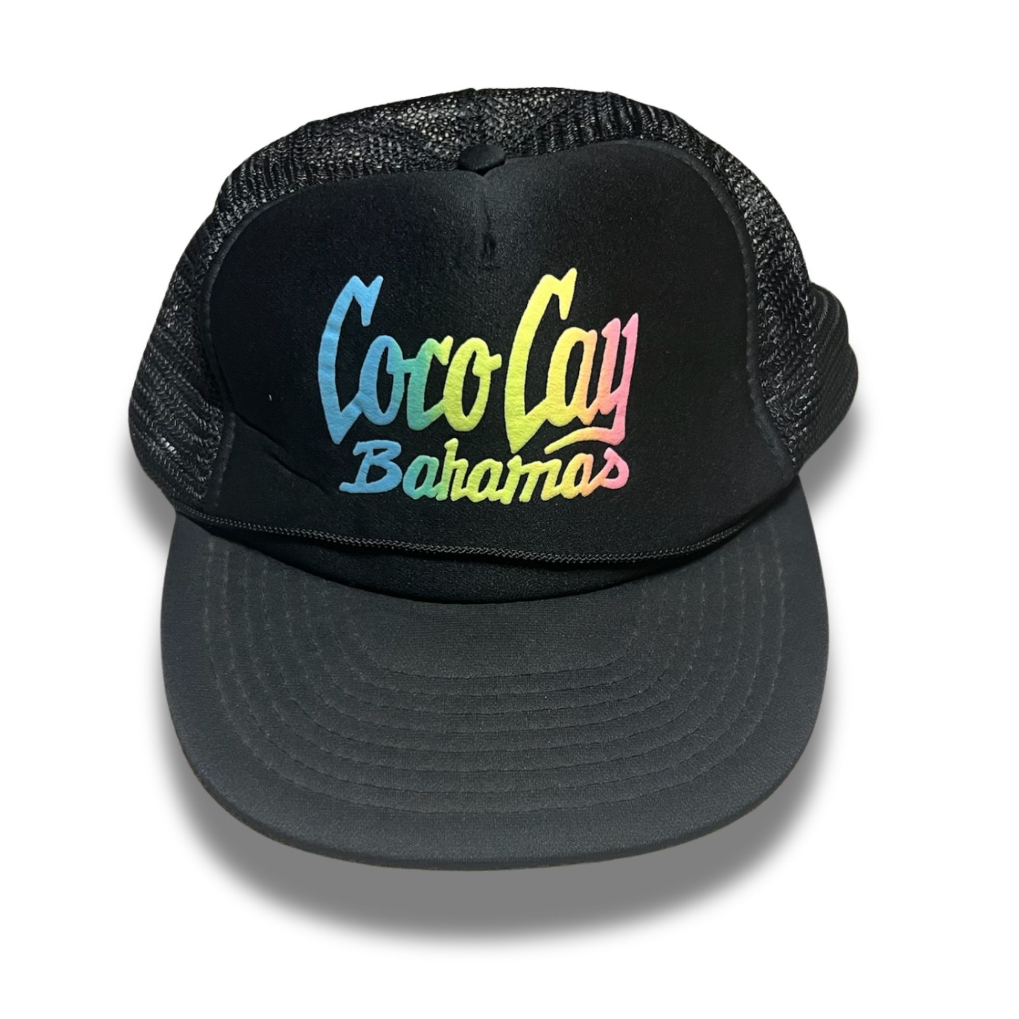 Other Headmost Black Trucker Hat Coco Cay Bahamas Logo Adjustable Size ONE SIZE - 2 Thumbnail